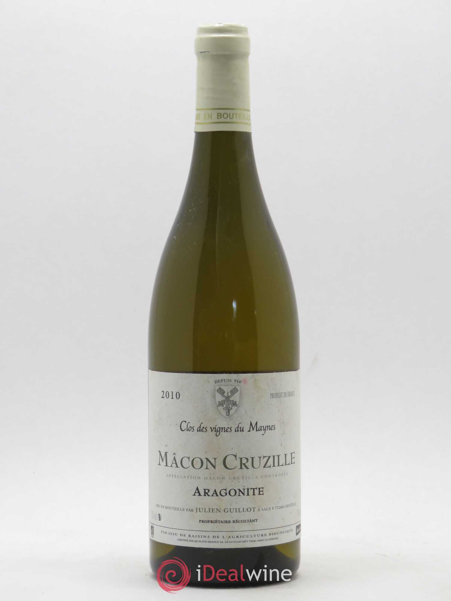 Mâcon-Cruzille Aragonite Les Vignes du Maynes 2010 - Lot de 1 bouteille - 0