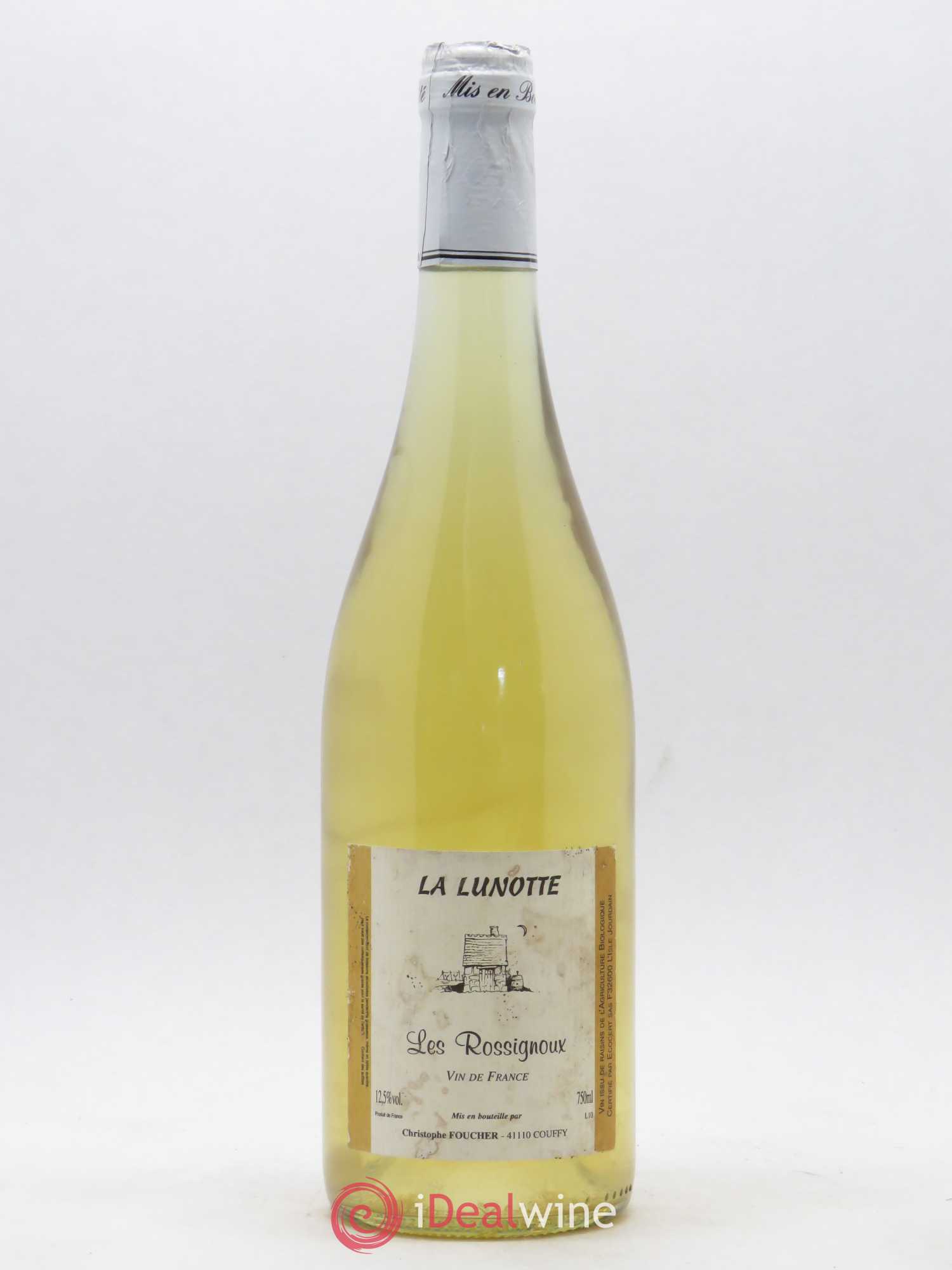 Vin de France Les Rossignoux Lunotte (Domaine de la) 2010 - Lot de 1 bouteille - 0