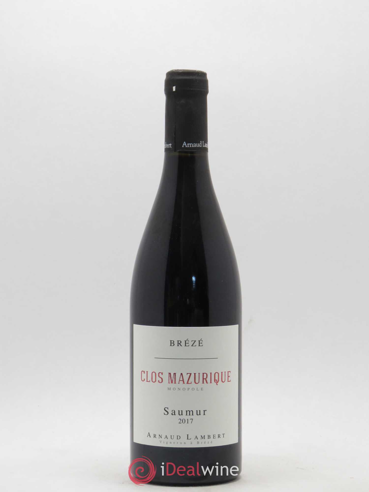 Saumur Clos Mazurique Château de Brézé Arnaud Lambert 2017 - Lot de 1 bouteille - 0