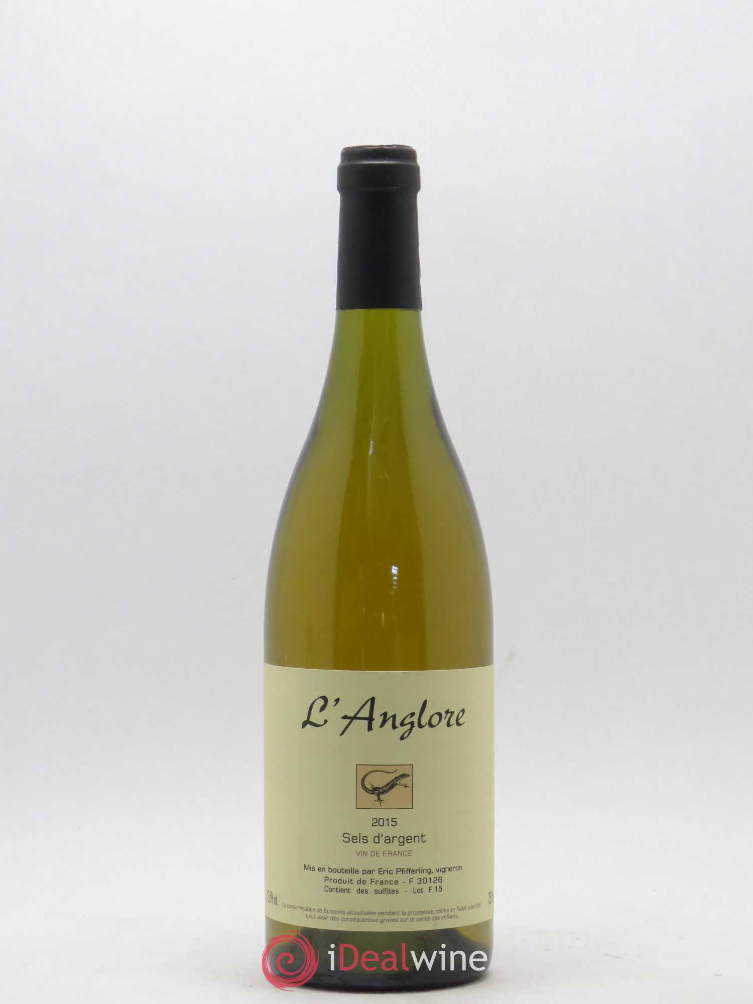 Vin de France Sels d'argent L'Anglore 2015 - Lot de 1 bouteille - 0