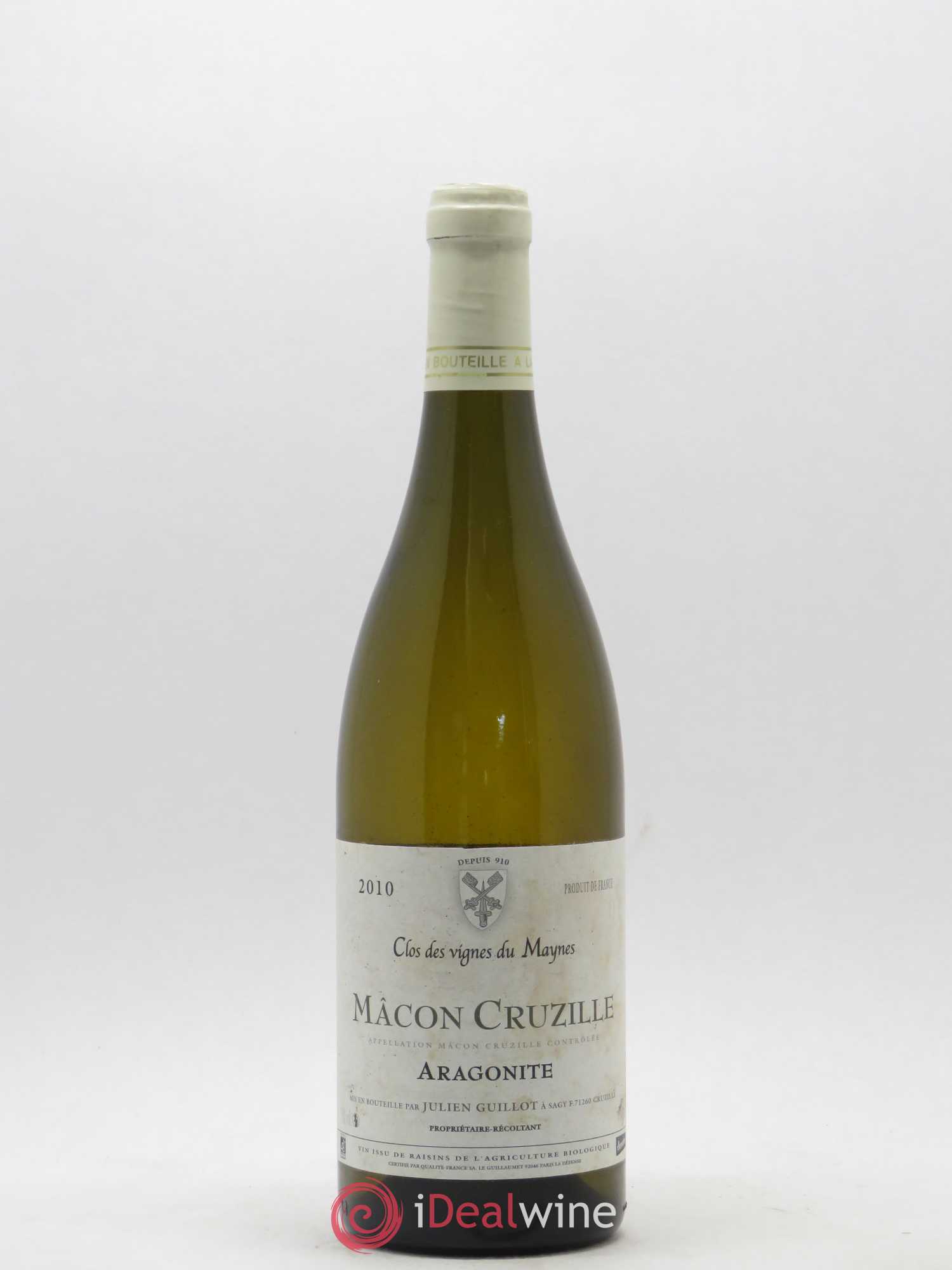 Mâcon-Cruzille Aragonite Les Vignes du Maynes 2010 - Lot de 1 bouteille - 0