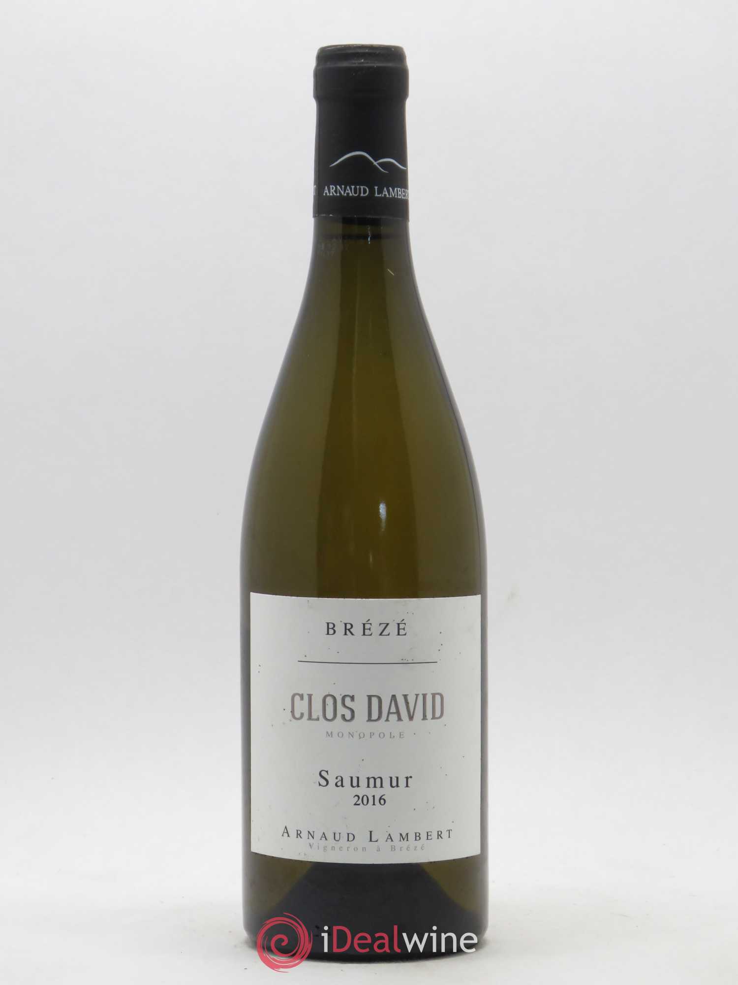 Saumur Brézé Clos David Arnaud Lambert 2016 - Lot de 1 bouteille - 0