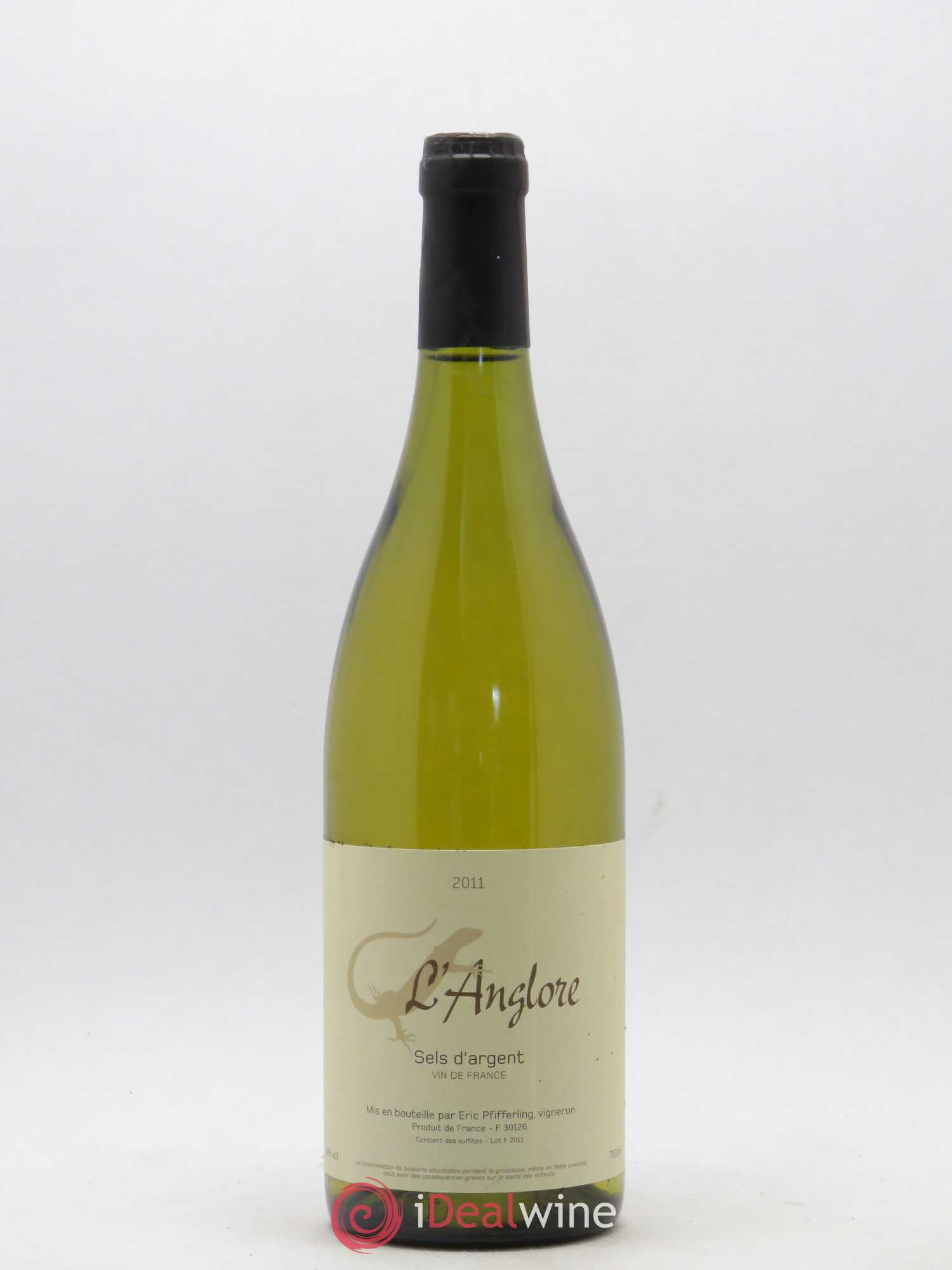 Vin de France Sels d'argent L'Anglore 2011 - Lot de 1 bouteille - 0