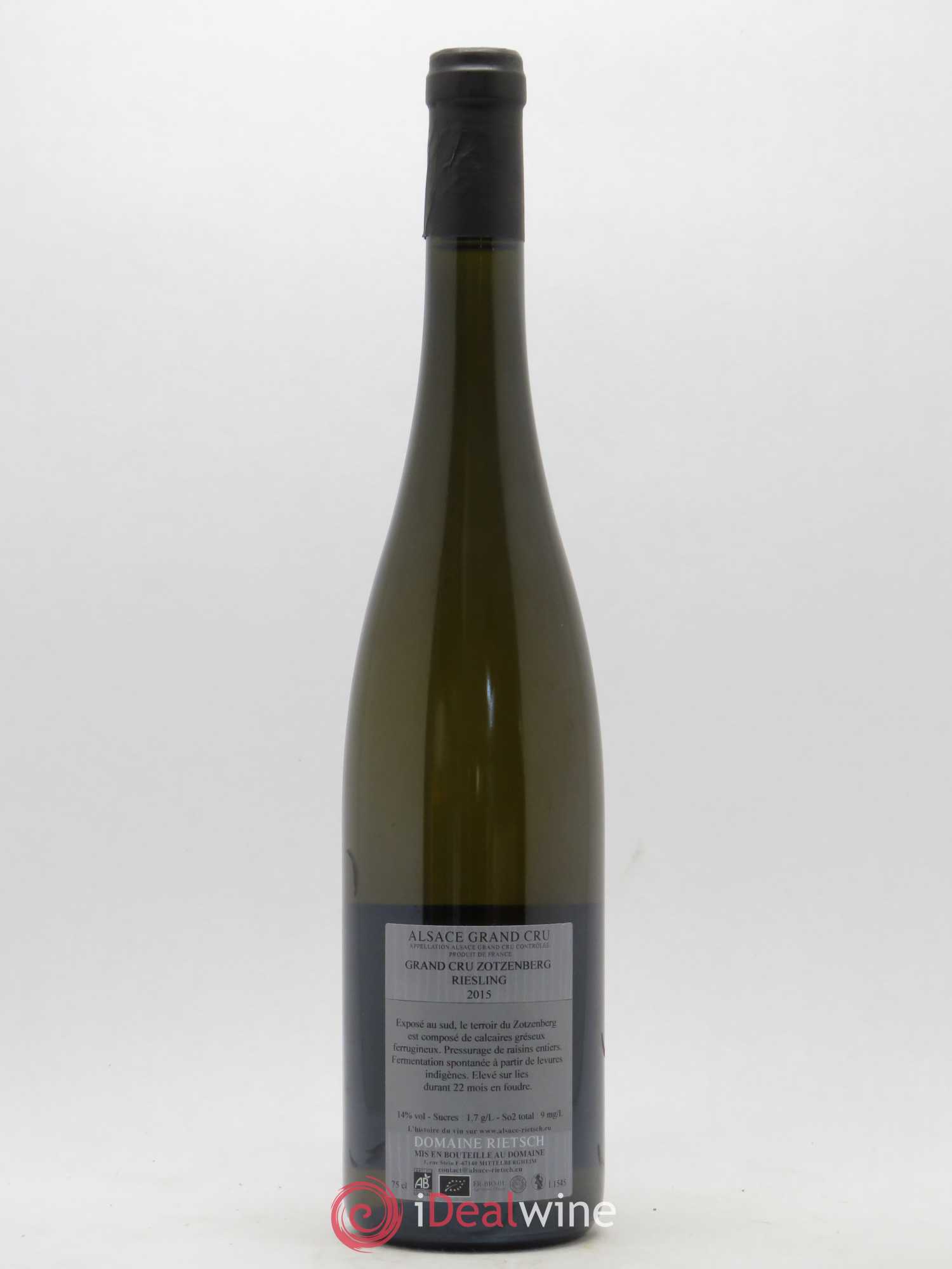 Riesling Grand Cru 2015 - Posten von 1 Flasche - 1