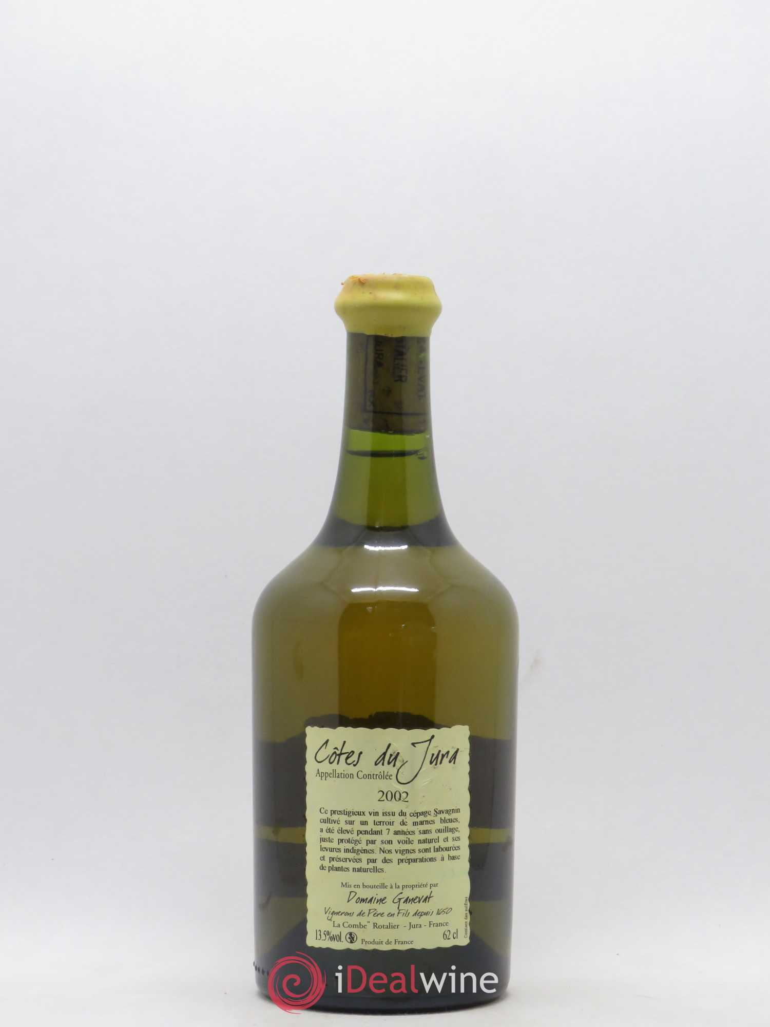 Côtes du Jura Vin Jaune Jean-François Ganevat (Domaine) 2002 - Lot de 1 bouteille - 1