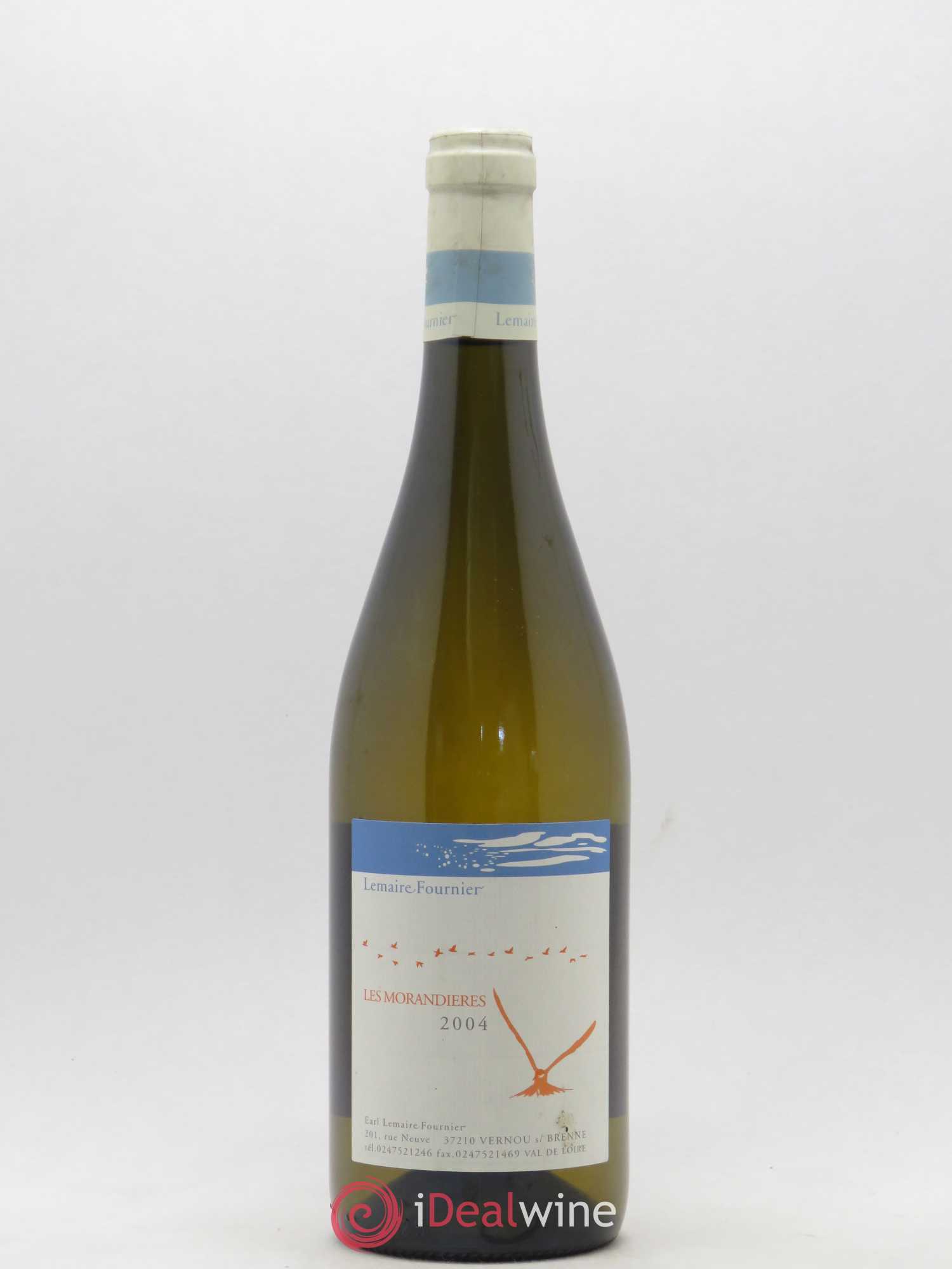 Vouvray Les Morandieres Domaine Lemaire Fournier 2004 - Posten von 1 Flasche - 0