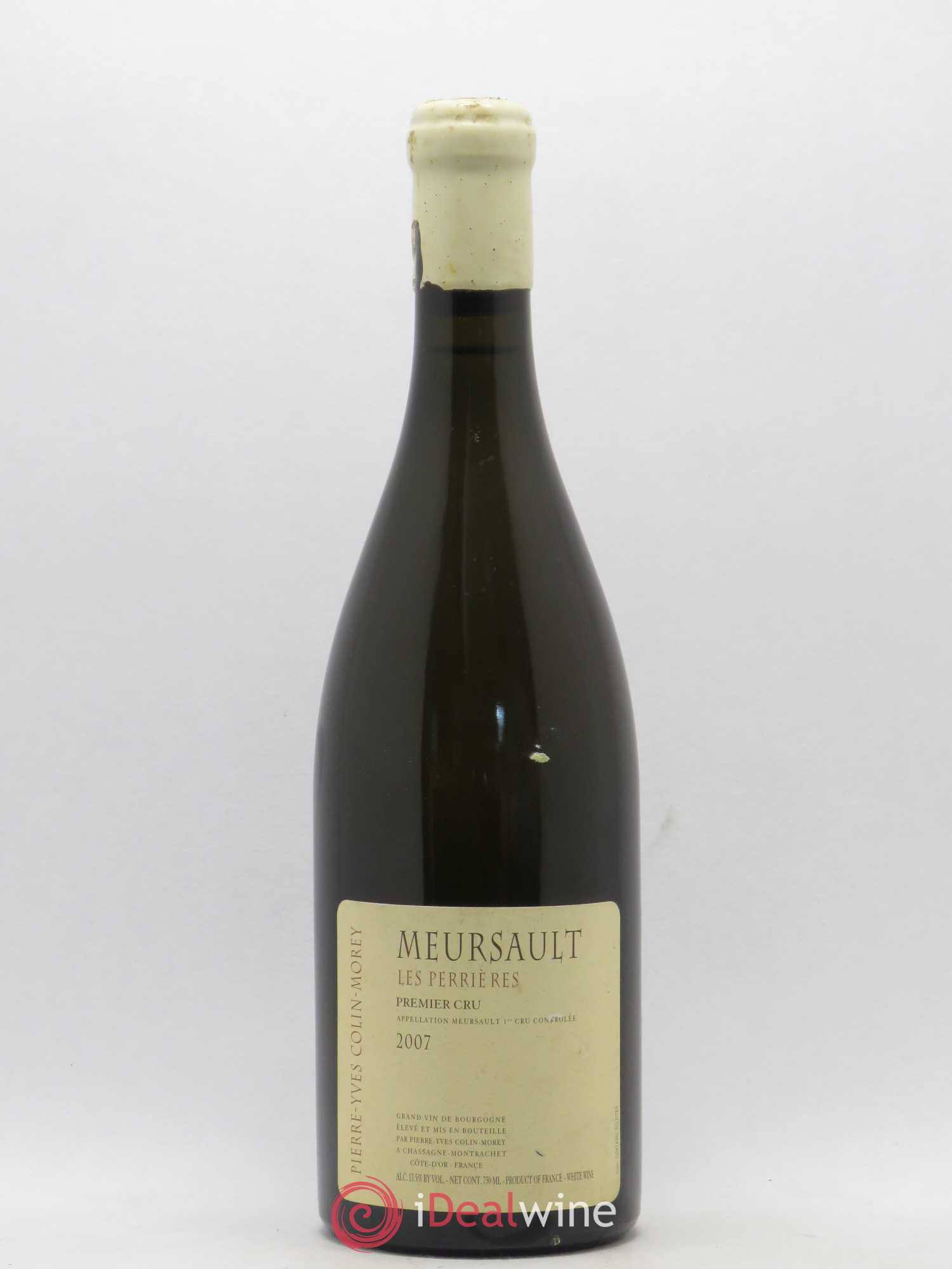 Meursault 1er Cru Les Perrières Pierre-Yves Colin Morey 2007 - Lot de 1 bouteille - 0