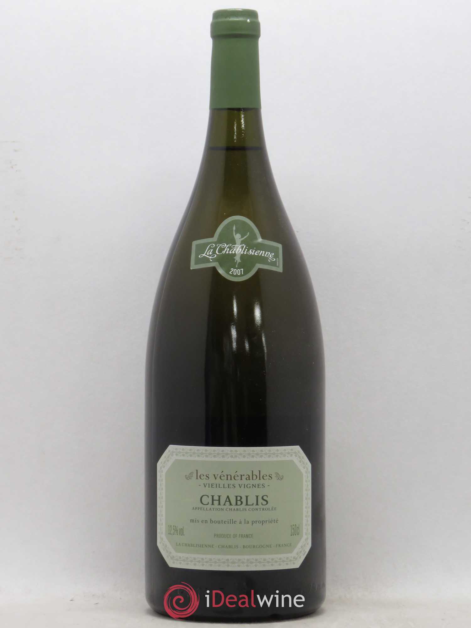 Chablis Les Venerables Vieilles Vignes La Chablisienne 2007 - Posten von 1 Magnum - 0