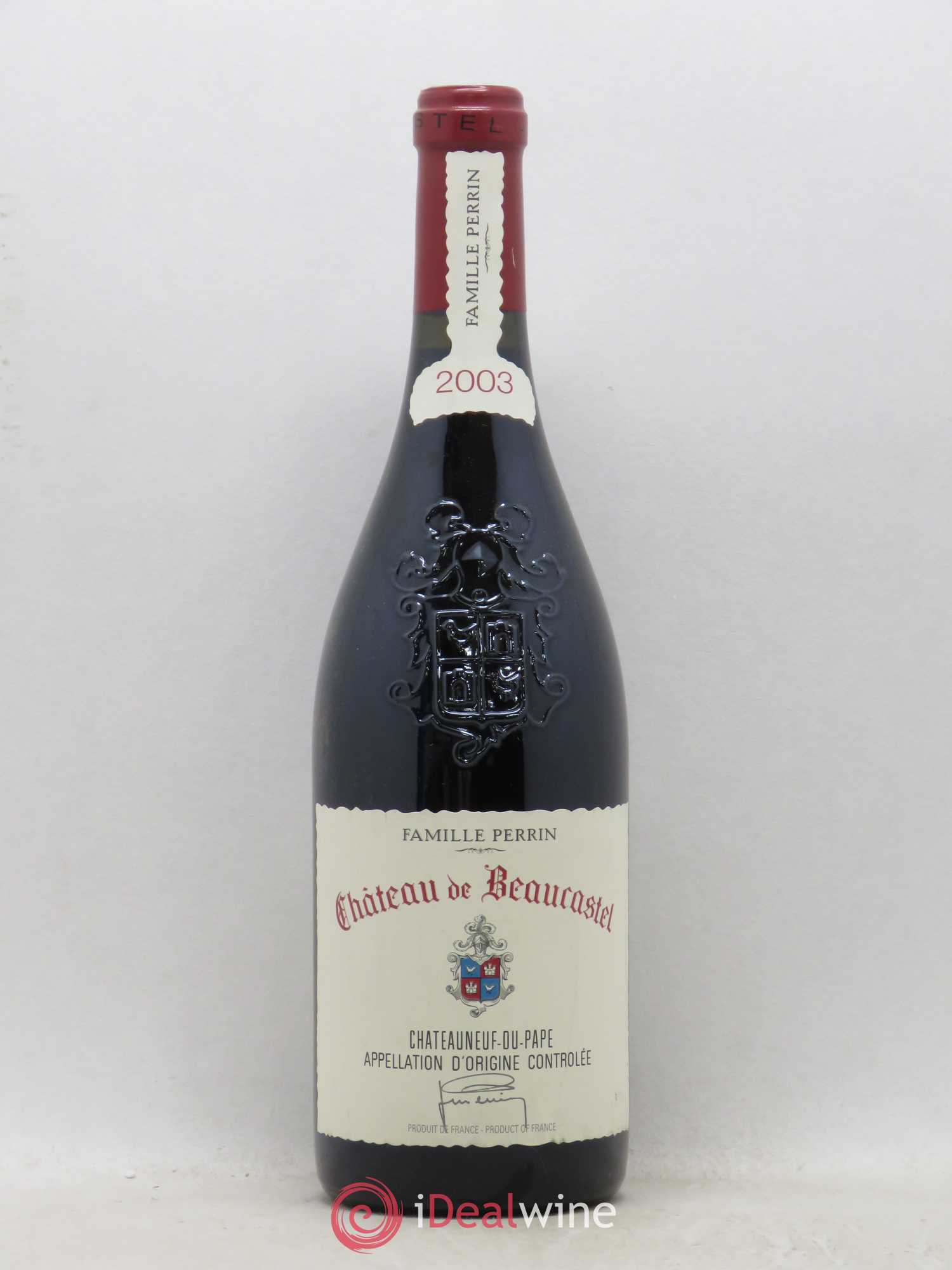 Châteauneuf-du-Pape Château de Beaucastel Famille Perrin 2003 - Lot de 1 bouteille - 0