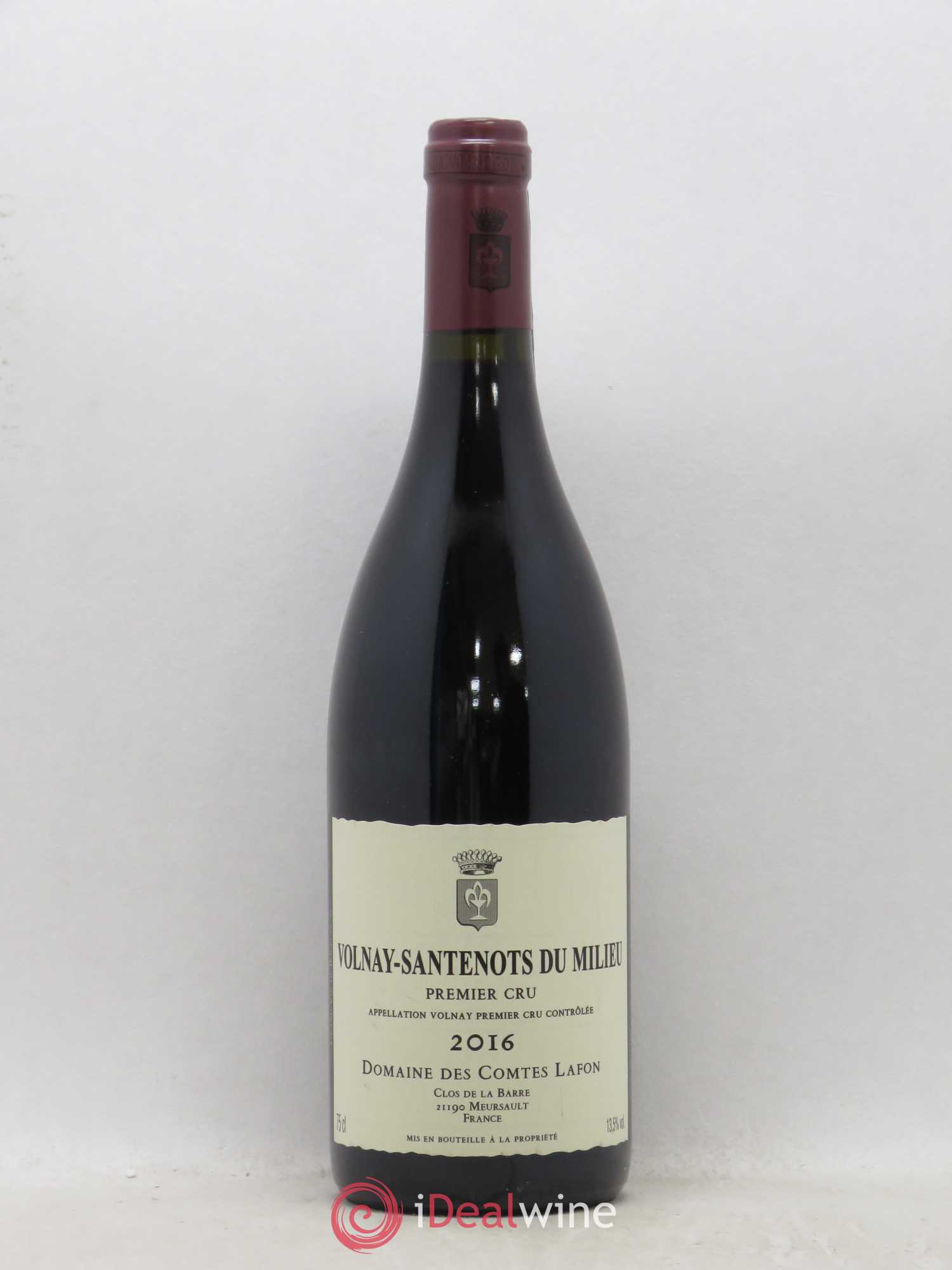 Volnay 1er Cru Santenots du Milieu Comtes Lafon (Domaine des) 2016 - Lot de 1 bouteille - 0