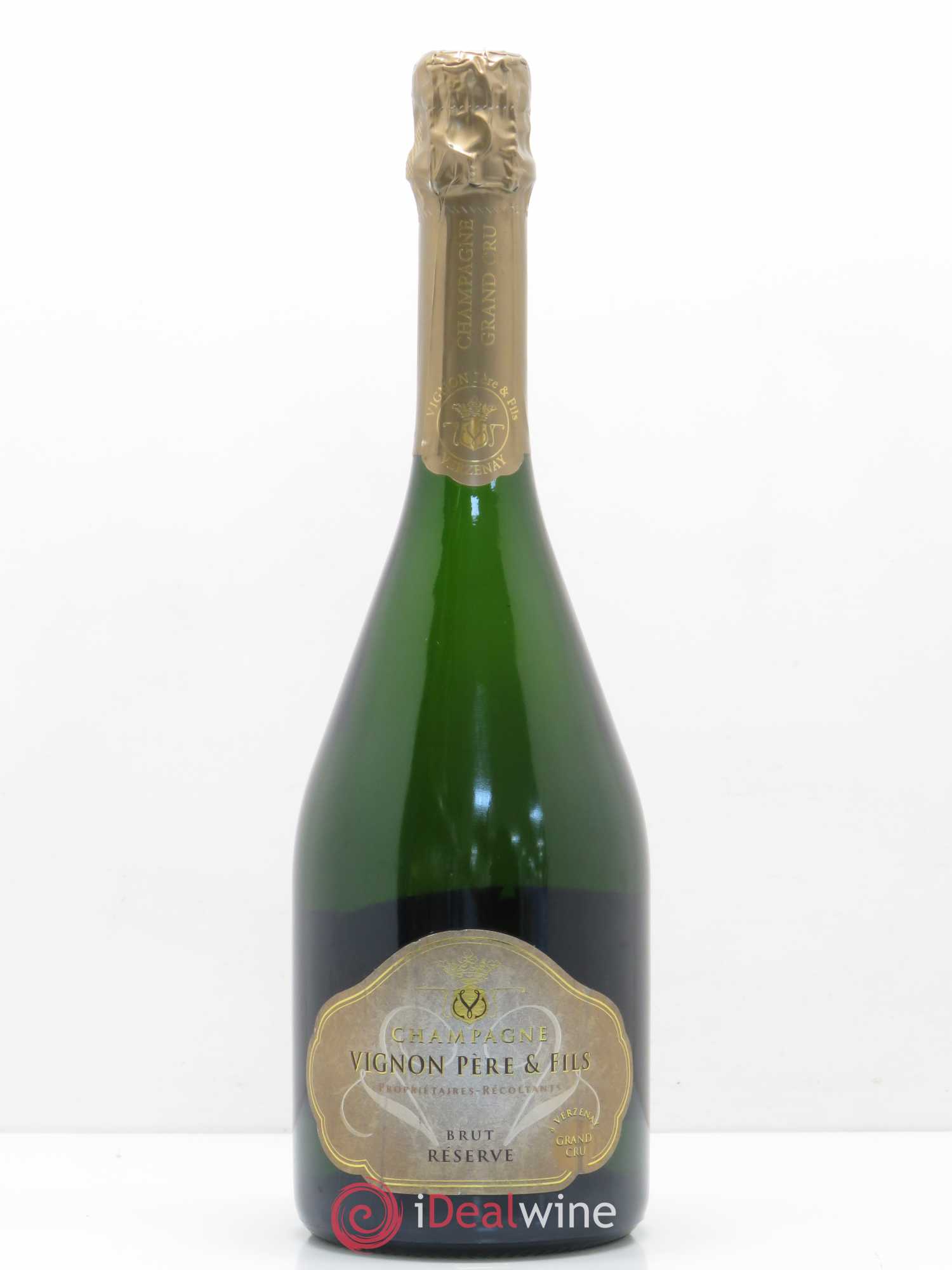 Champagne grand cru Réserve Vignon Père & Fils - Posten von 1 Flasche - 0