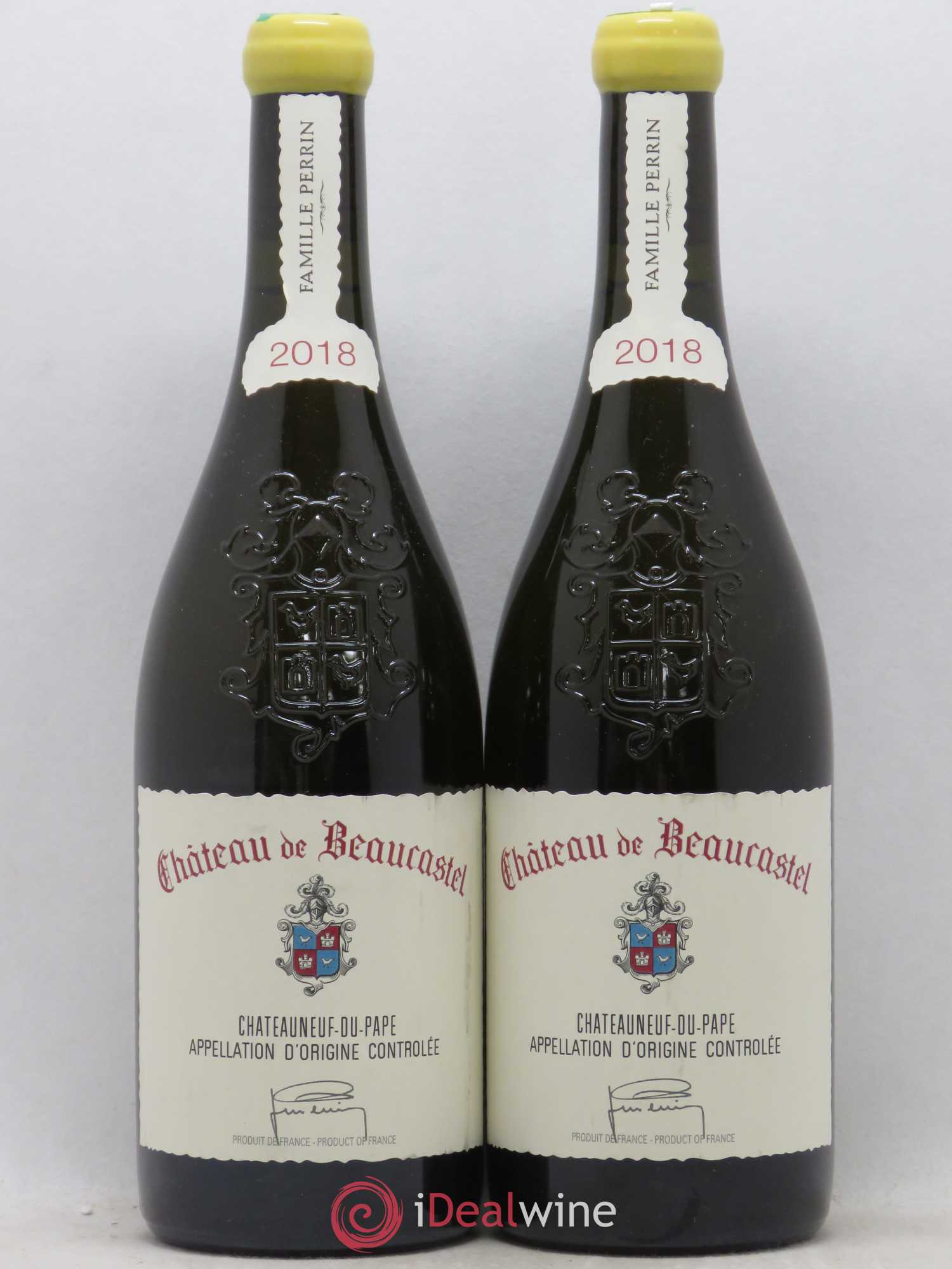 Châteauneuf-du-Pape Château de Beaucastel Famille Perrin 2018 - Lot de 2 bouteilles - 0