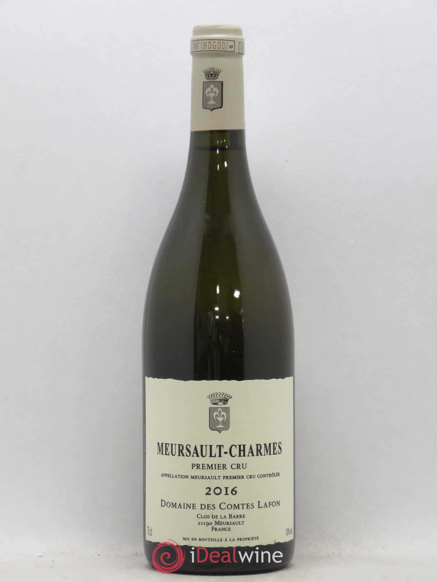 Meursault 1er Cru Charmes Comtes Lafon (Domaine des) 2016 - Lot de 1 bouteille - 0