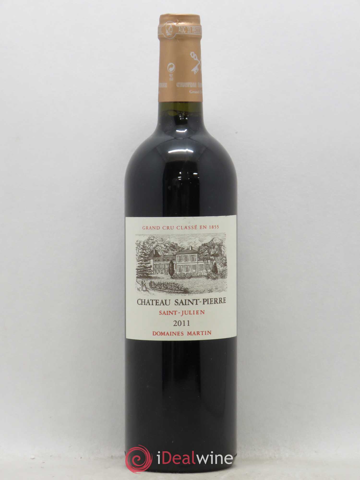 Château Saint-Pierre 4ème Grand Cru Classé 2011 - Lot de 1 bouteille - 0