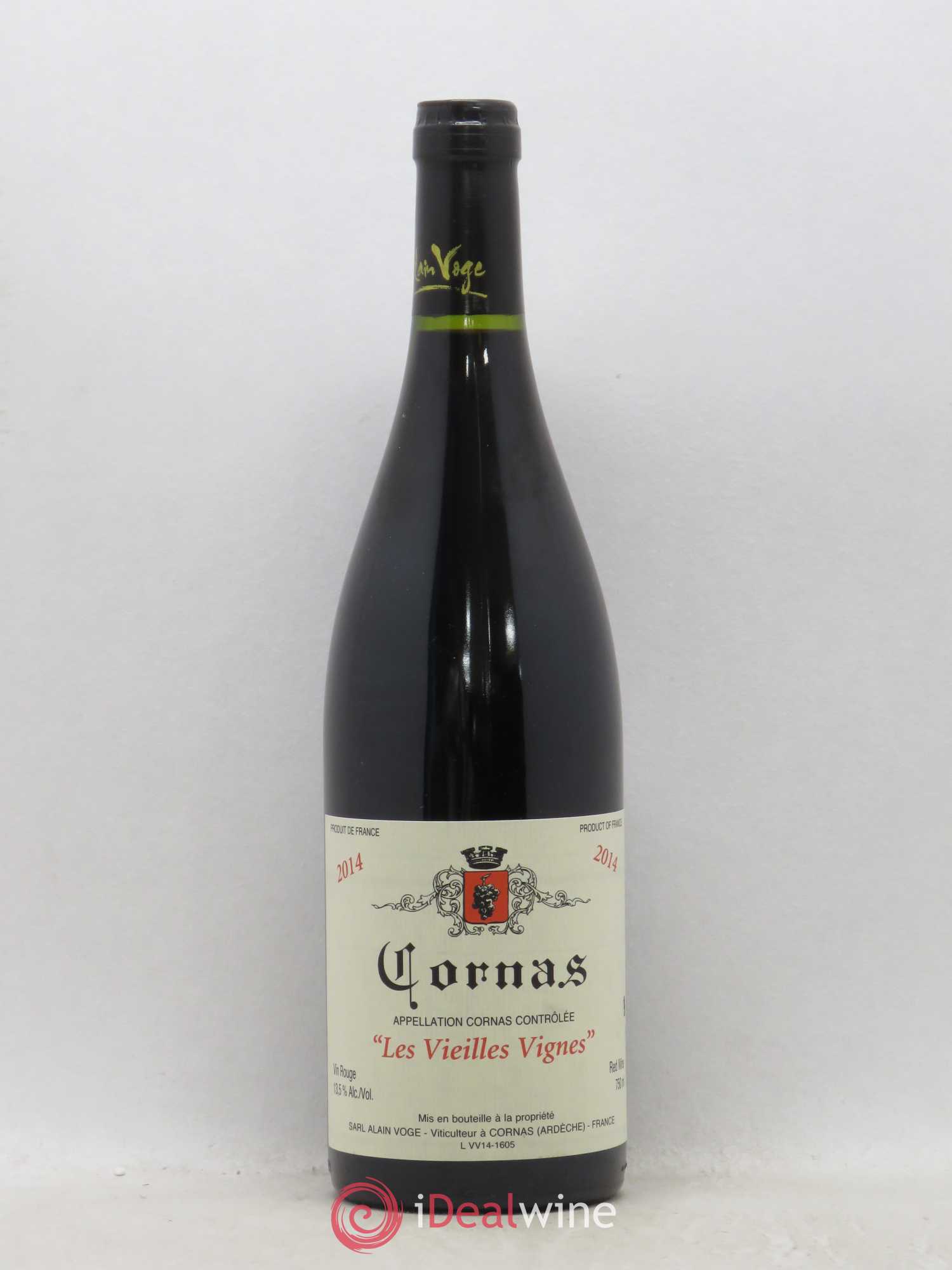 Cornas Les Vieilles Vignes Alain Voge (Domaine) 2014 - Lot de 1 bouteille - 0