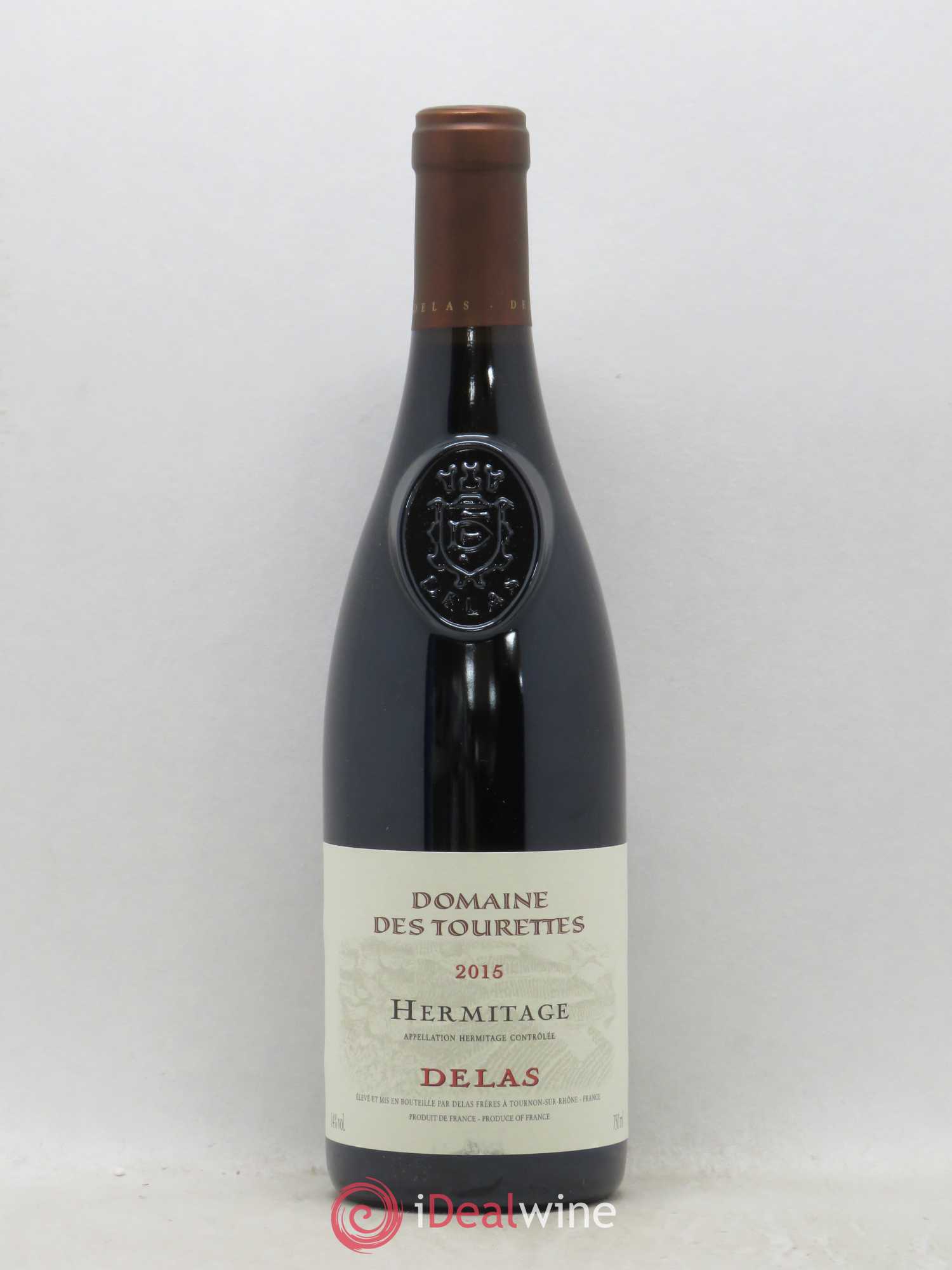 Hermitage Domaine des Tourettes Delas Frères 2015 - Lot de 1 bouteille - 0