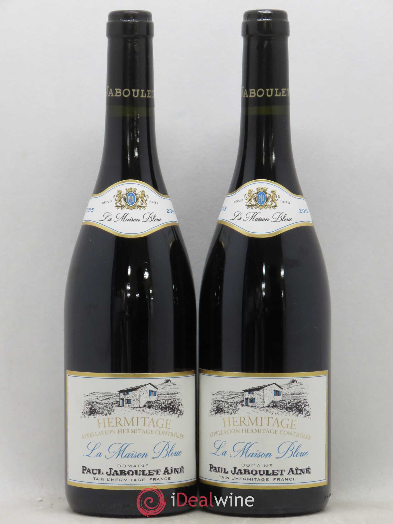 Hermitage La Maison Bleue Paul Jaboulet Ainé 2015 - Posten von 2 Flaschen - 0