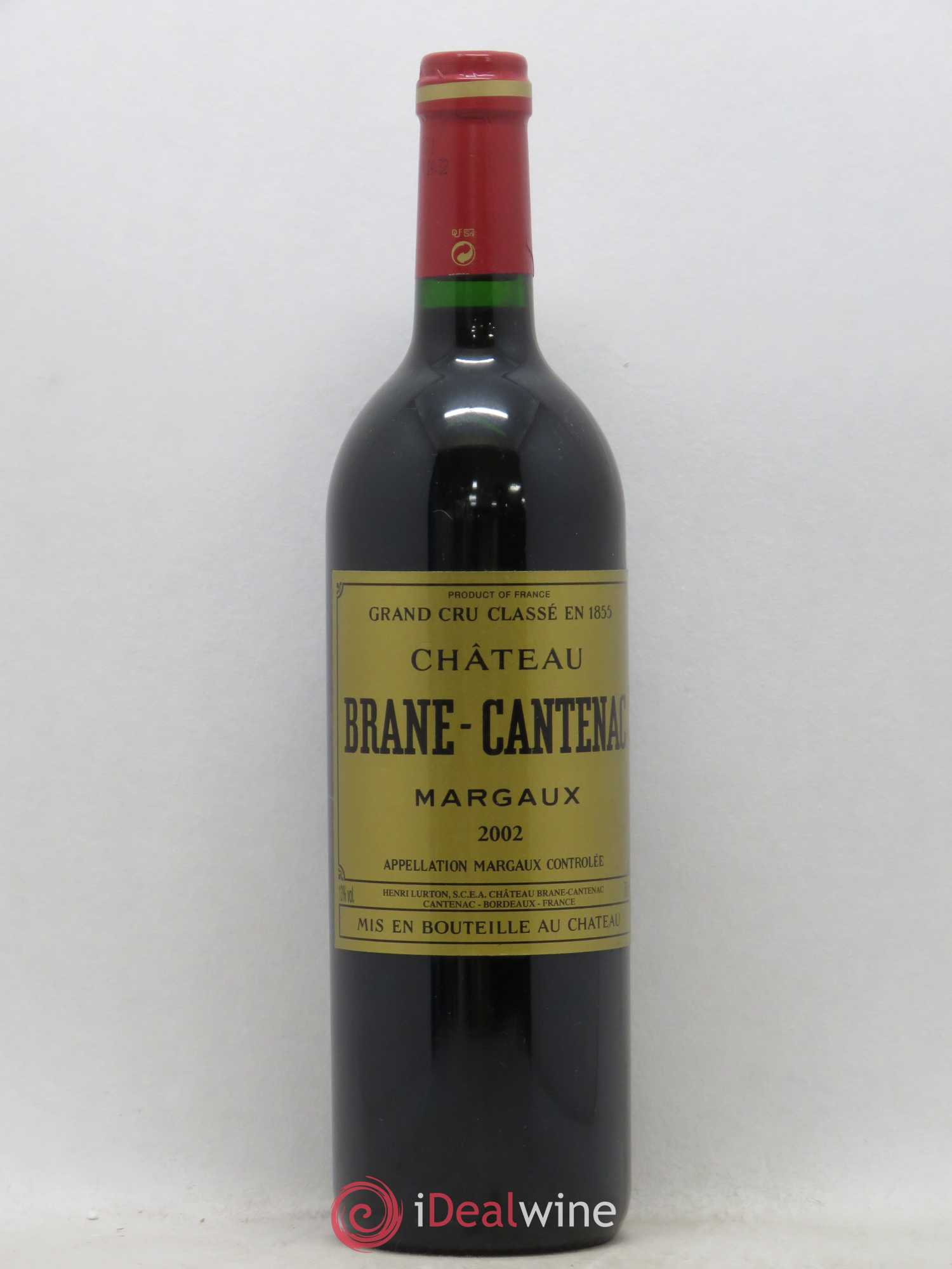 Château Brane Cantenac 2ème Grand Cru Classé 2002 - Lotto di 1 bottiglia - 0