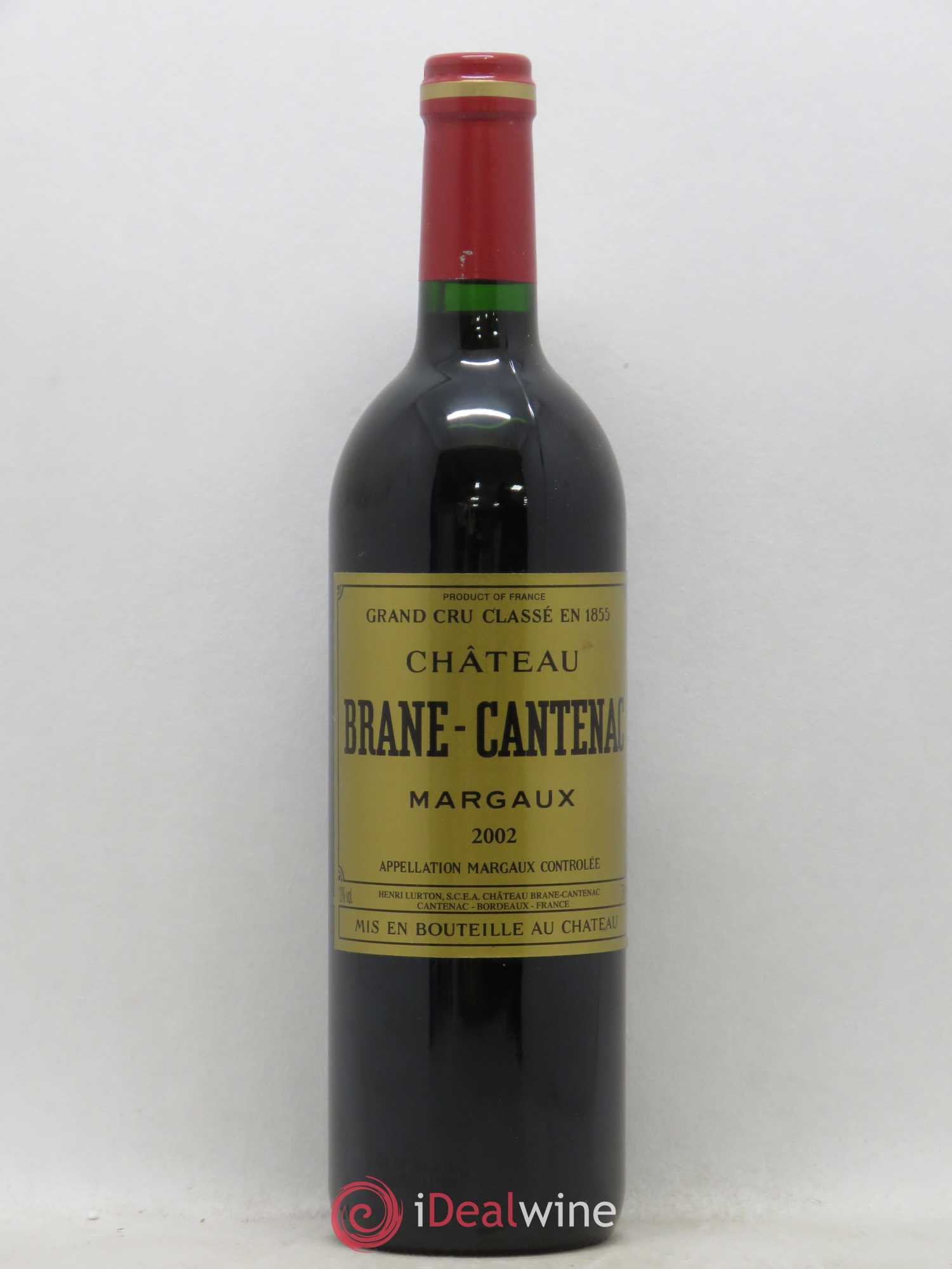 Château Brane Cantenac 2ème Grand Cru Classé 2002 - Lot de 1 bouteille - 0