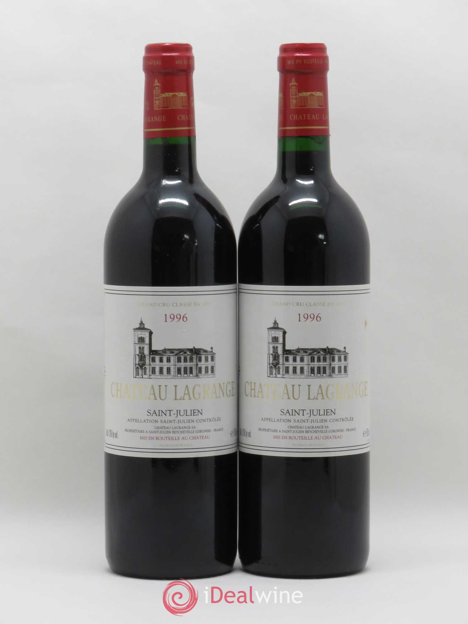 Château Lagrange 3ème Grand Cru Classé 1996 - Lot de 2 bouteilles - 0