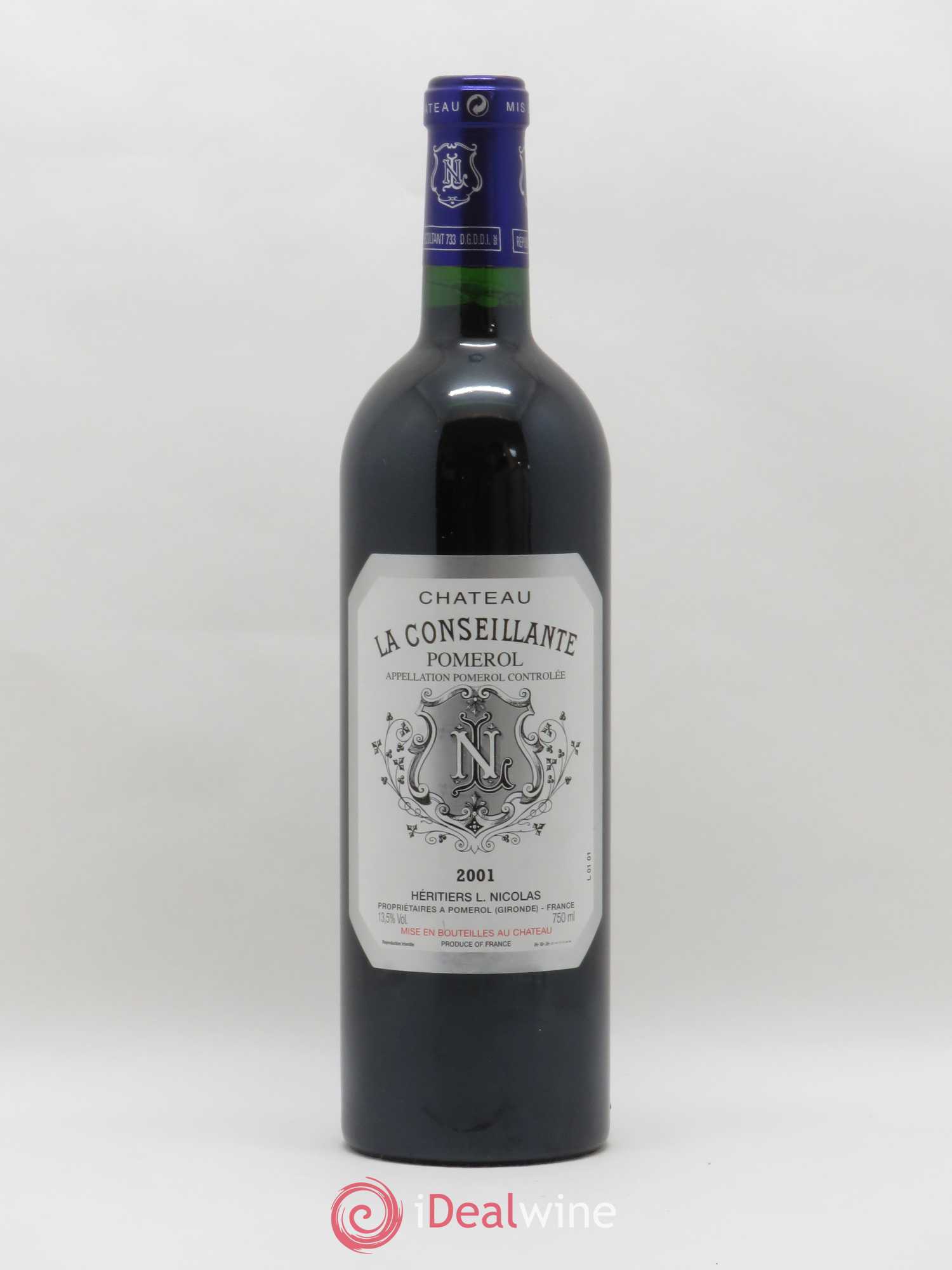 Château la Conseillante 2001 - Lot de 1 bouteille - 0