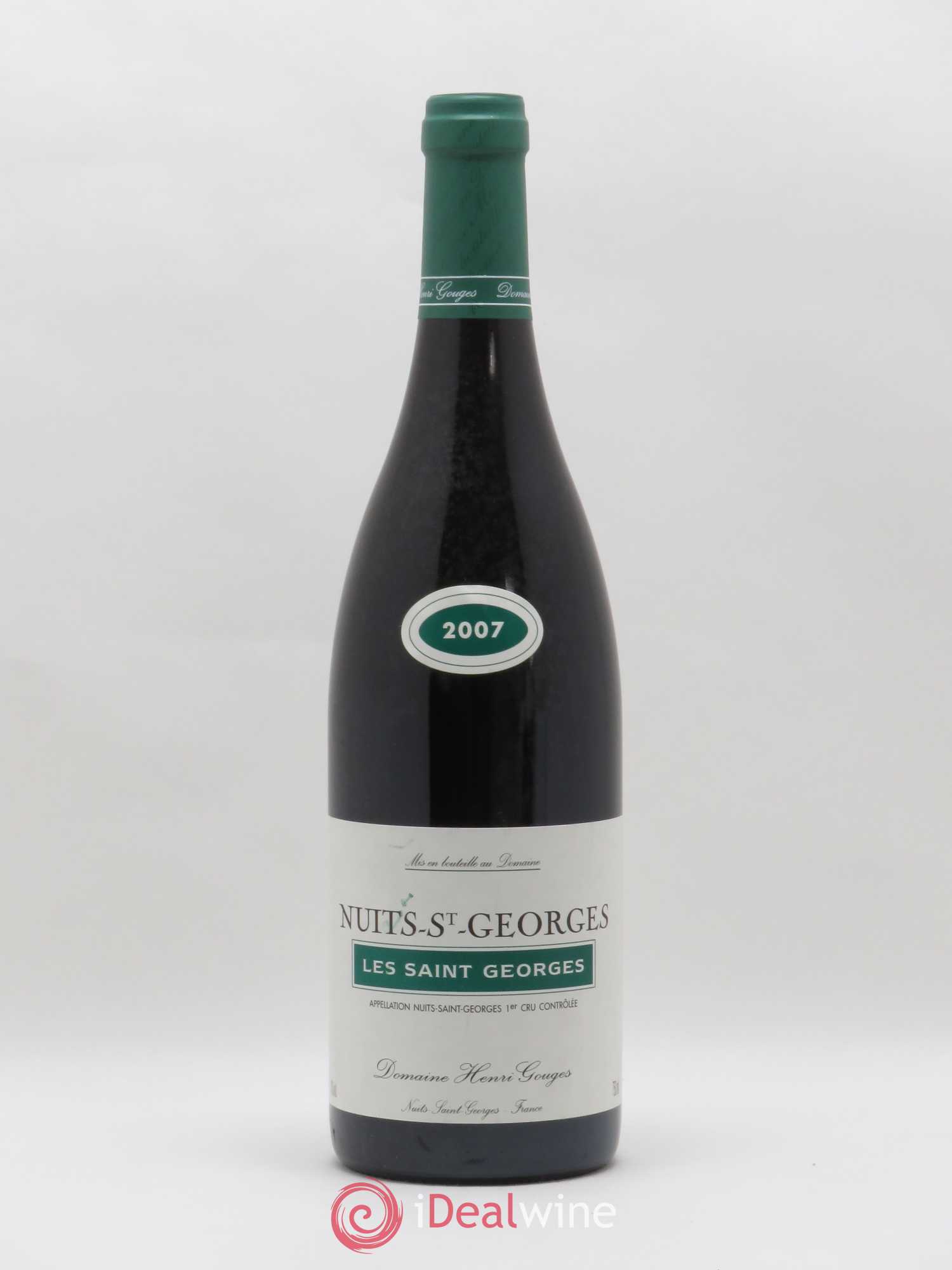 Nuits-Saint-Georges 1er Cru Les Saints Georges Henri Gouges 2007 - Posten von 1 Flasche - 0