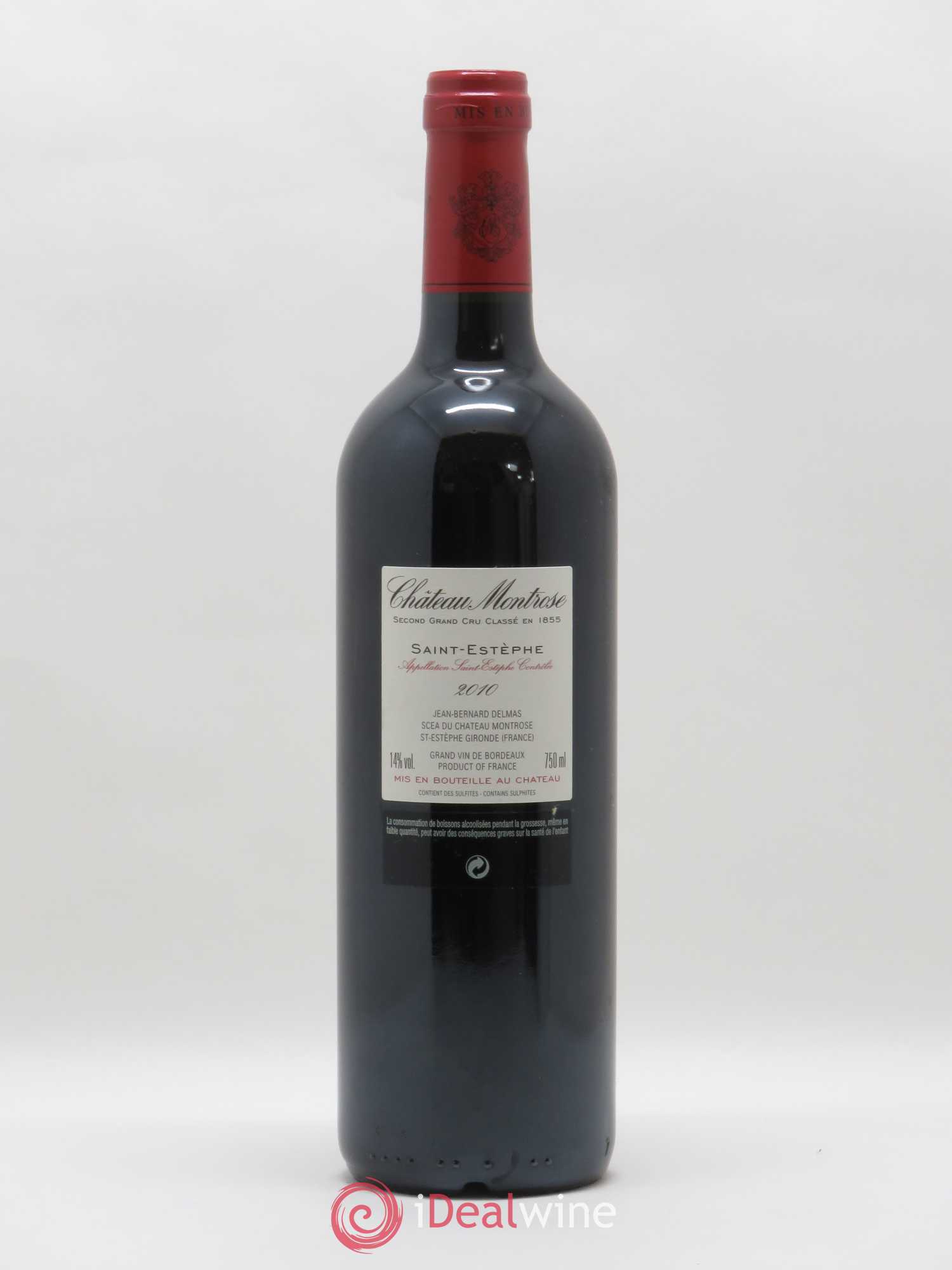 Château Montrose 2ème Grand Cru Classé 2010 - Lot de 1 bouteille - 1