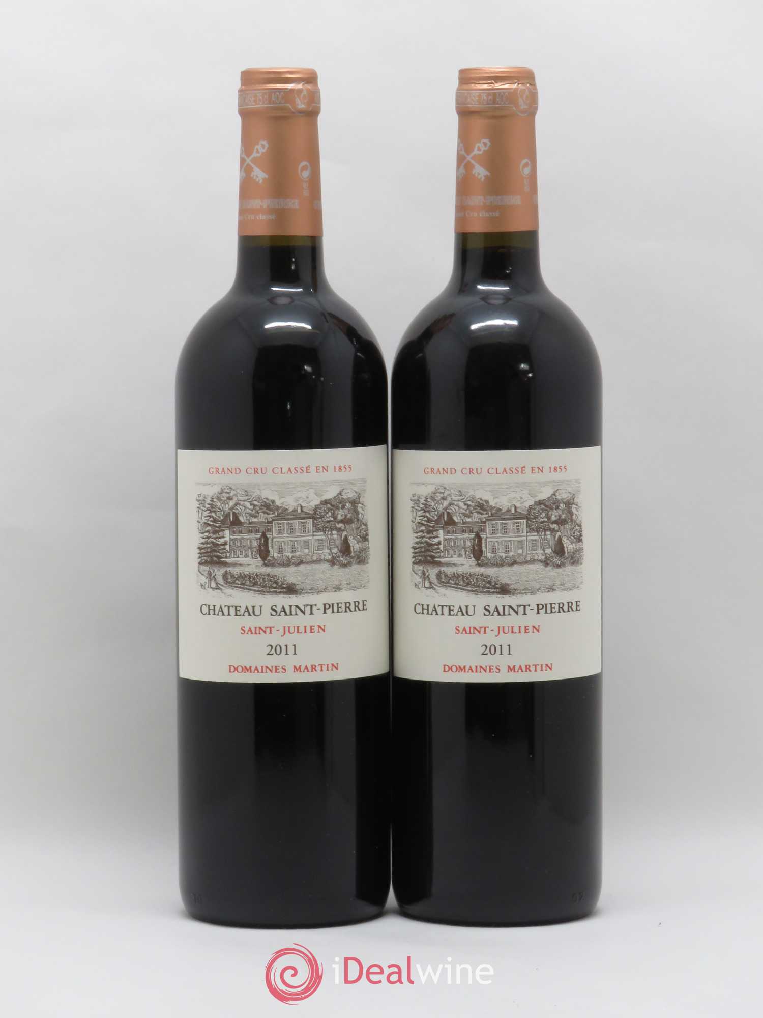 Château Saint-Pierre 4ème Grand Cru Classé 2011 - Lot de 2 bouteilles - 0