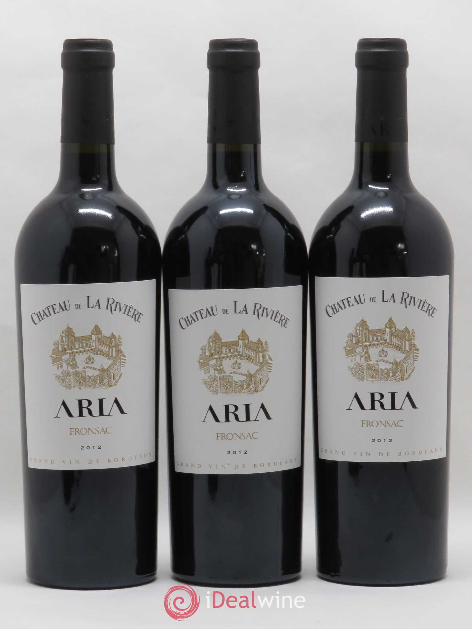 Château de La Rivière Cuvée Aria 2012 - Lot de 6 bouteilles - 2