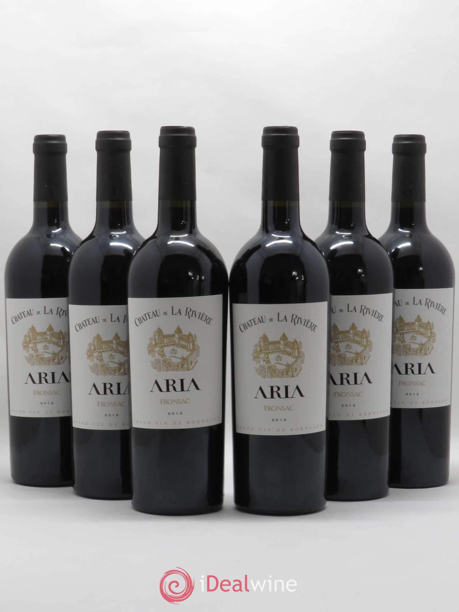 Château de La Rivière Cuvée Aria 2012 - Lot de 6 bouteilles - 0