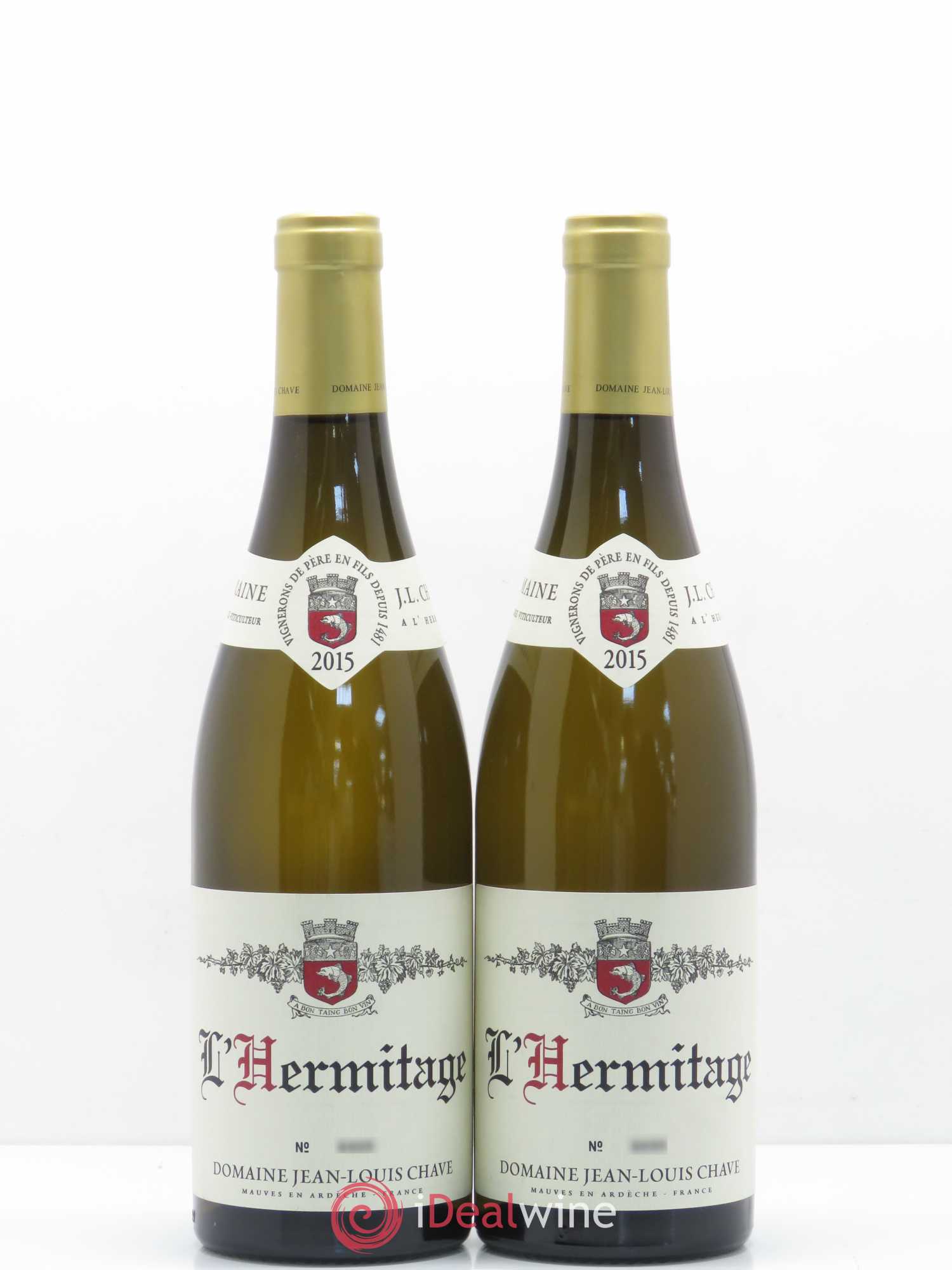 Hermitage Jean-Louis Chave 2015 - Lot de 2 bouteilles - 0