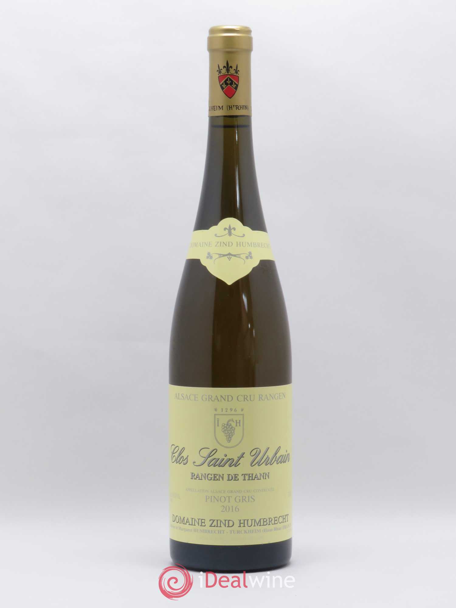 Alsace Pinot Gris Grand Cru Rangen de Thann Clos Saint-Urbain Zind-Humbrecht (Domaine) 2016 - Lot de 1 bouteille - 0