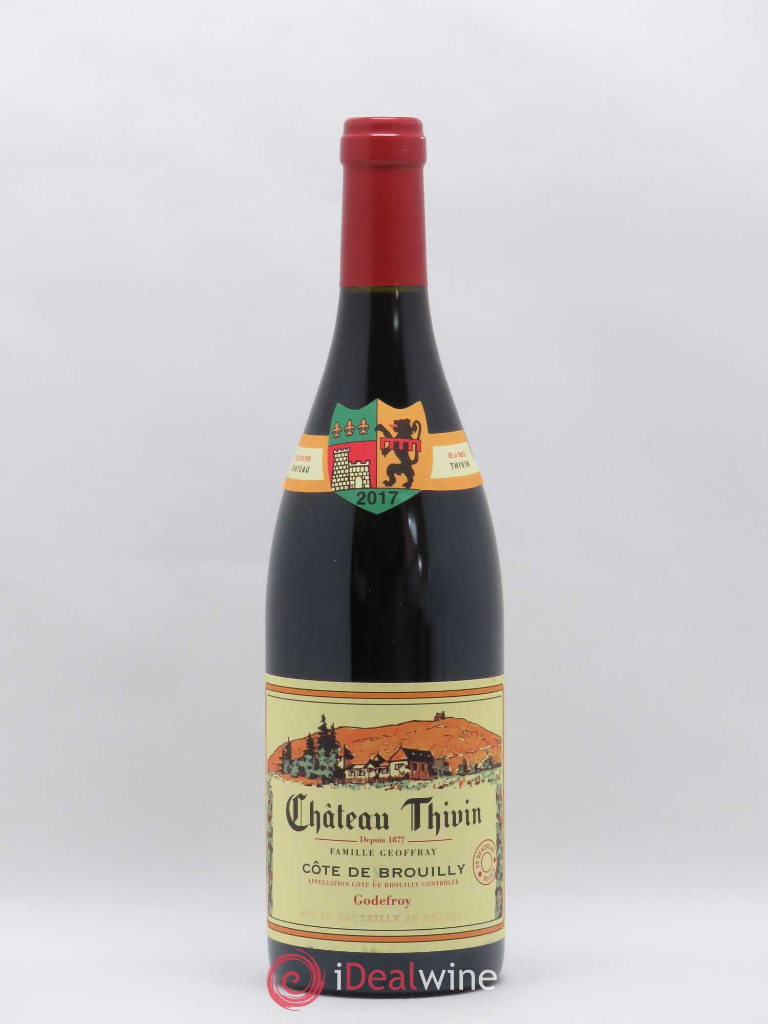 Côte de Brouilly Cuvée Godefroy Château Thivin 2017 - Lot de 1 bouteille - 0