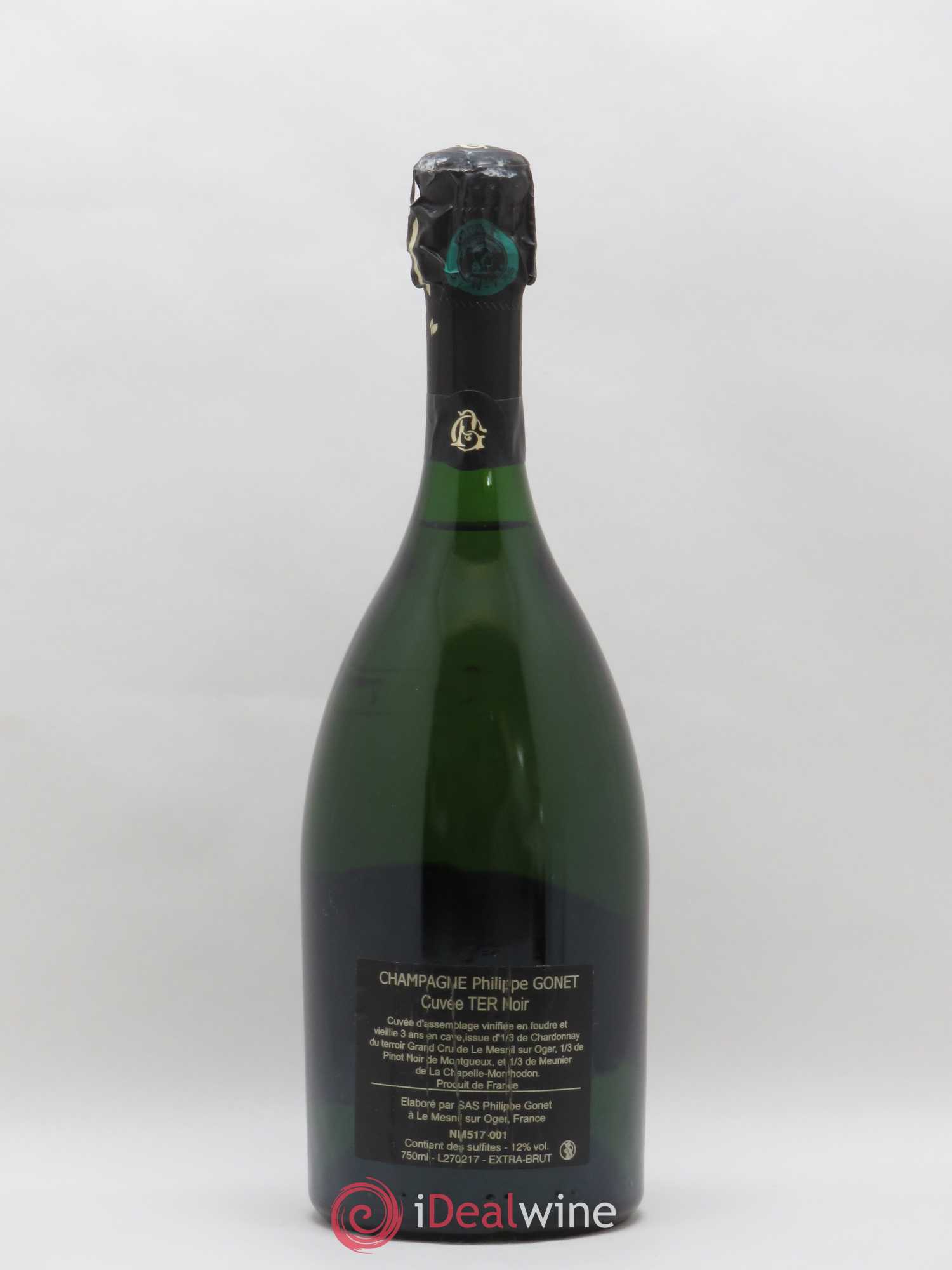 TER noir Extra-Brut Gonet - Lot de 1 bouteille - 1