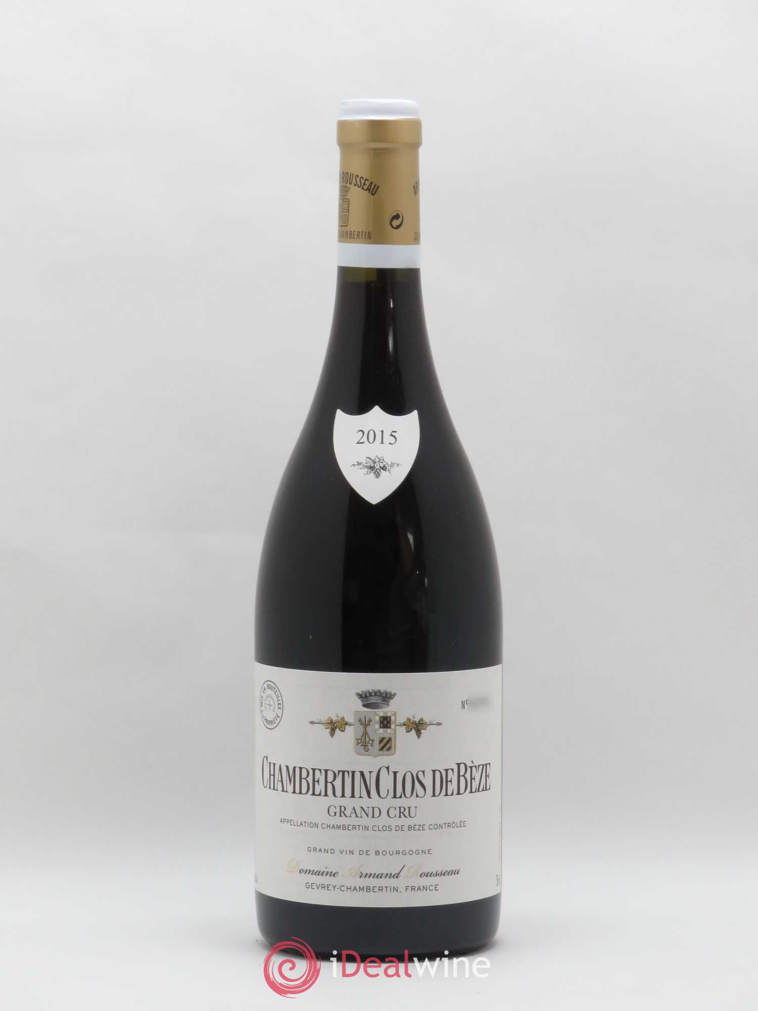 Chambertin Clos de Bèze Grand Cru Armand Rousseau (Domaine) 2015 - Lot de 1 bouteille - 0