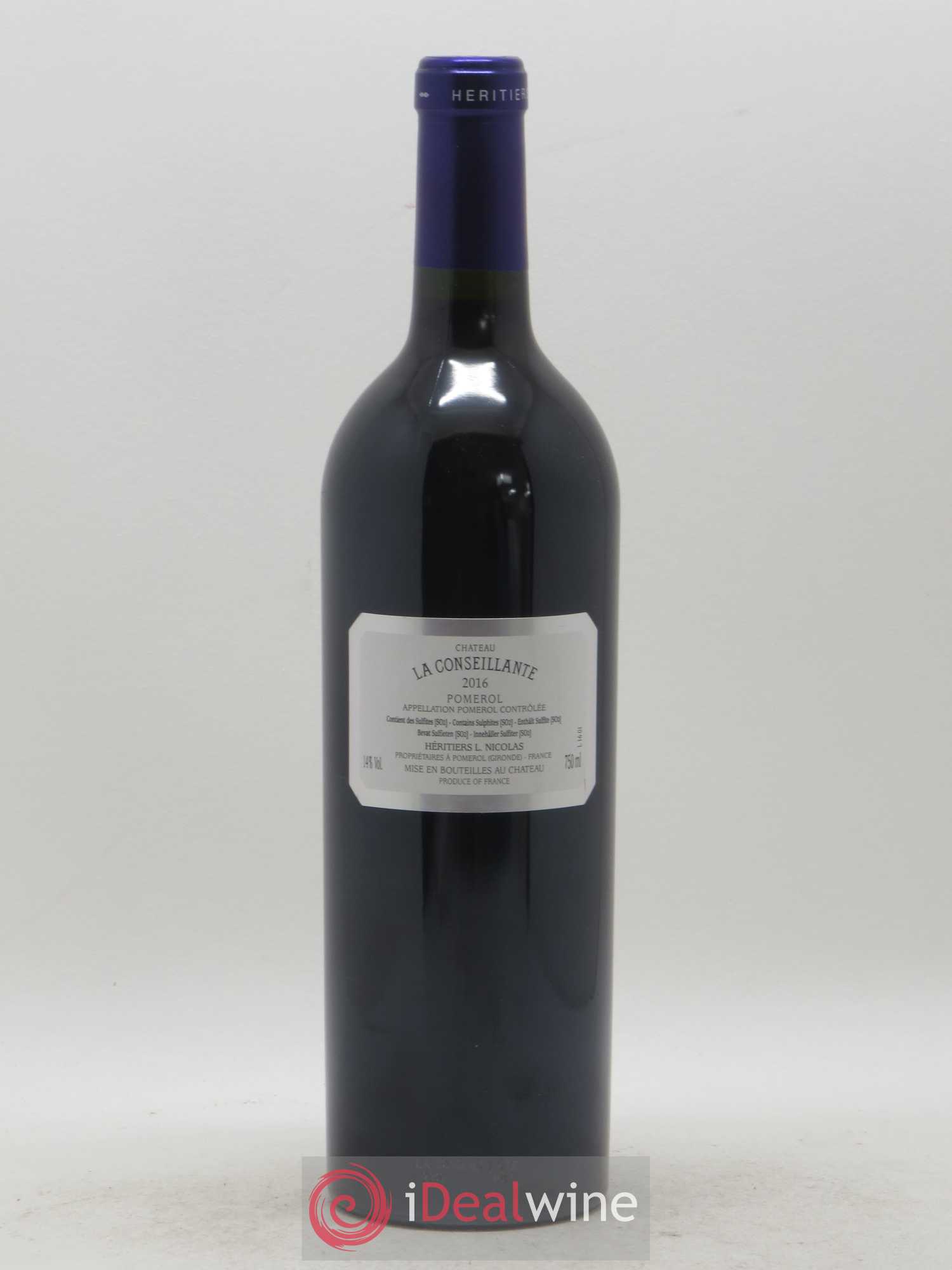 Château la Conseillante 2016 - Lot de 1 bouteille - 1