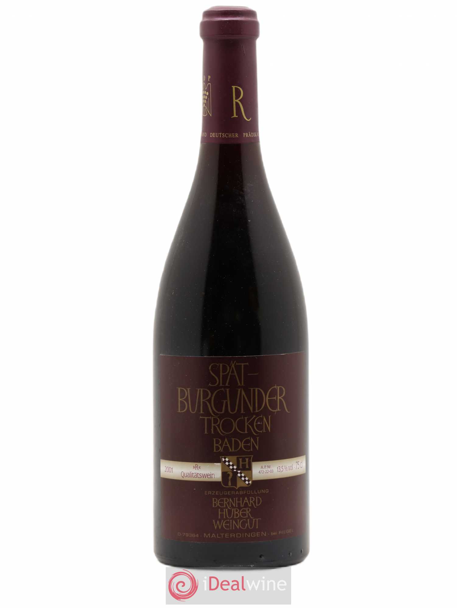 Allemagne Baden Spatburgunder Bernhard Huber 2001 - Posten von 1 Flasche - 0