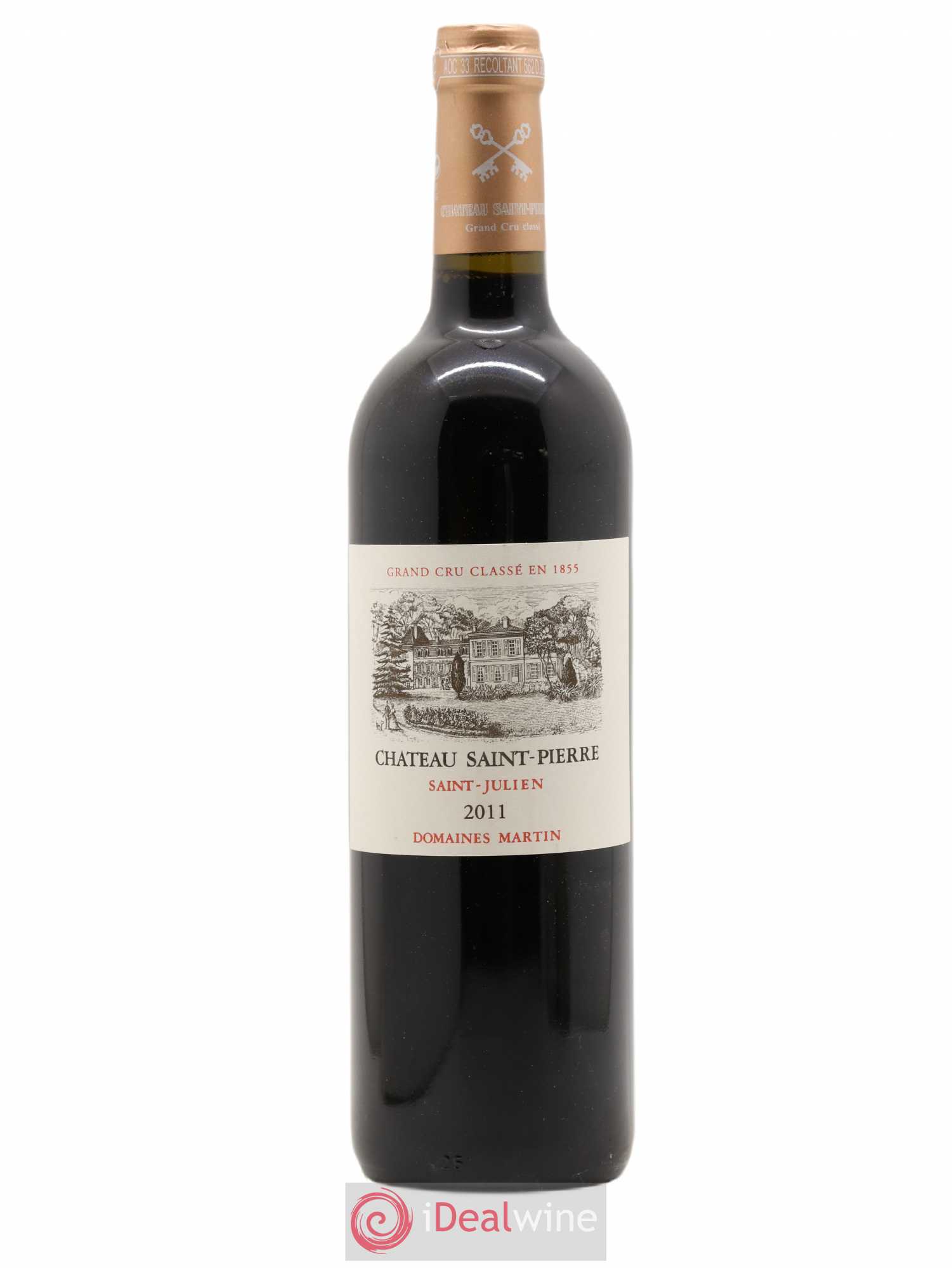 Château Saint-Pierre 4ème Grand Cru Classé 2011 - Lot de 1 bouteille - 0