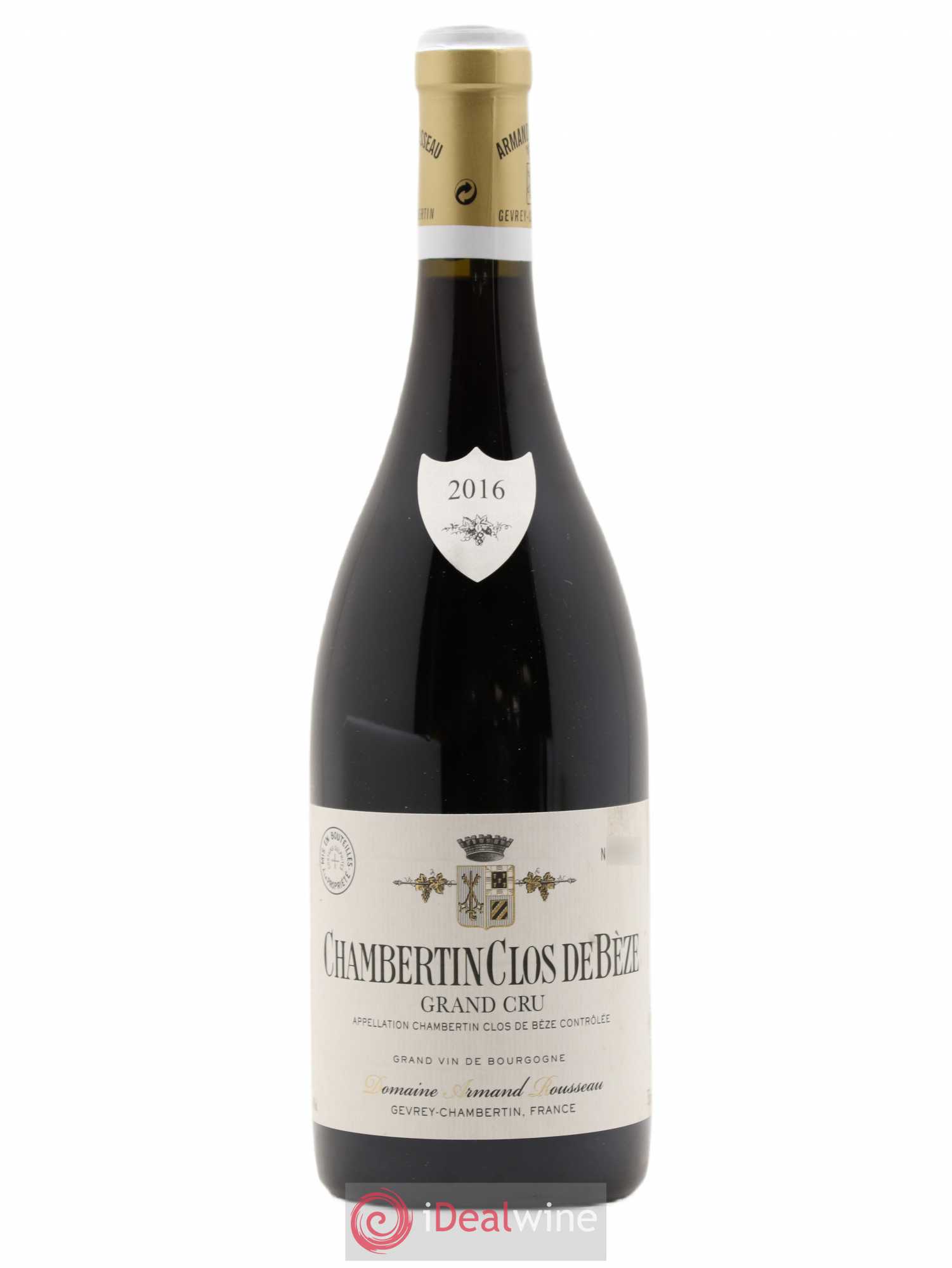 Chambertin Clos de Bèze Grand Cru Armand Rousseau (Domaine) 2016 - Lot de 1 bouteille - 0