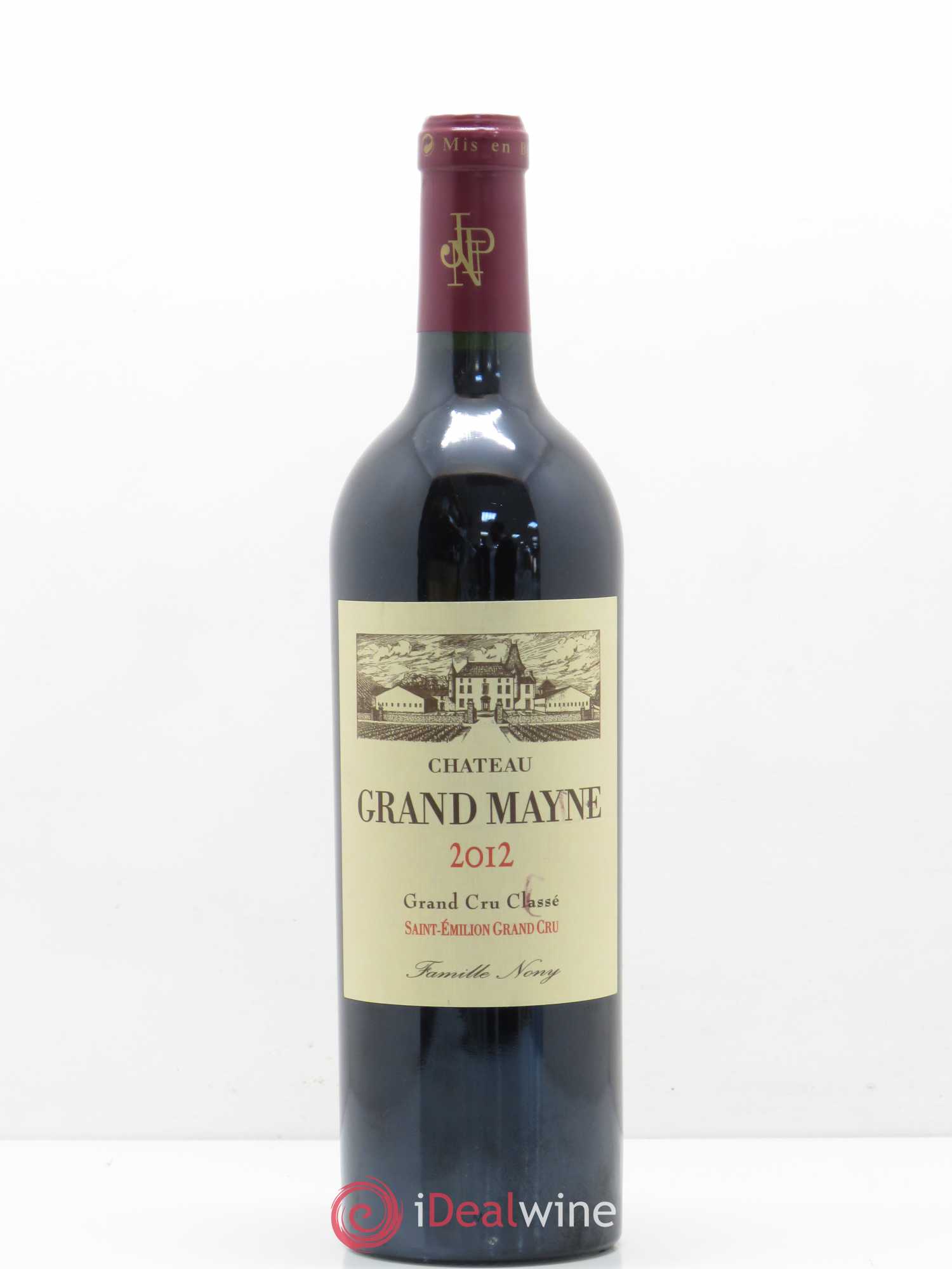 Château Grand Mayne Grand Cru Classé 2012 - Lot de 1 bouteille - 0