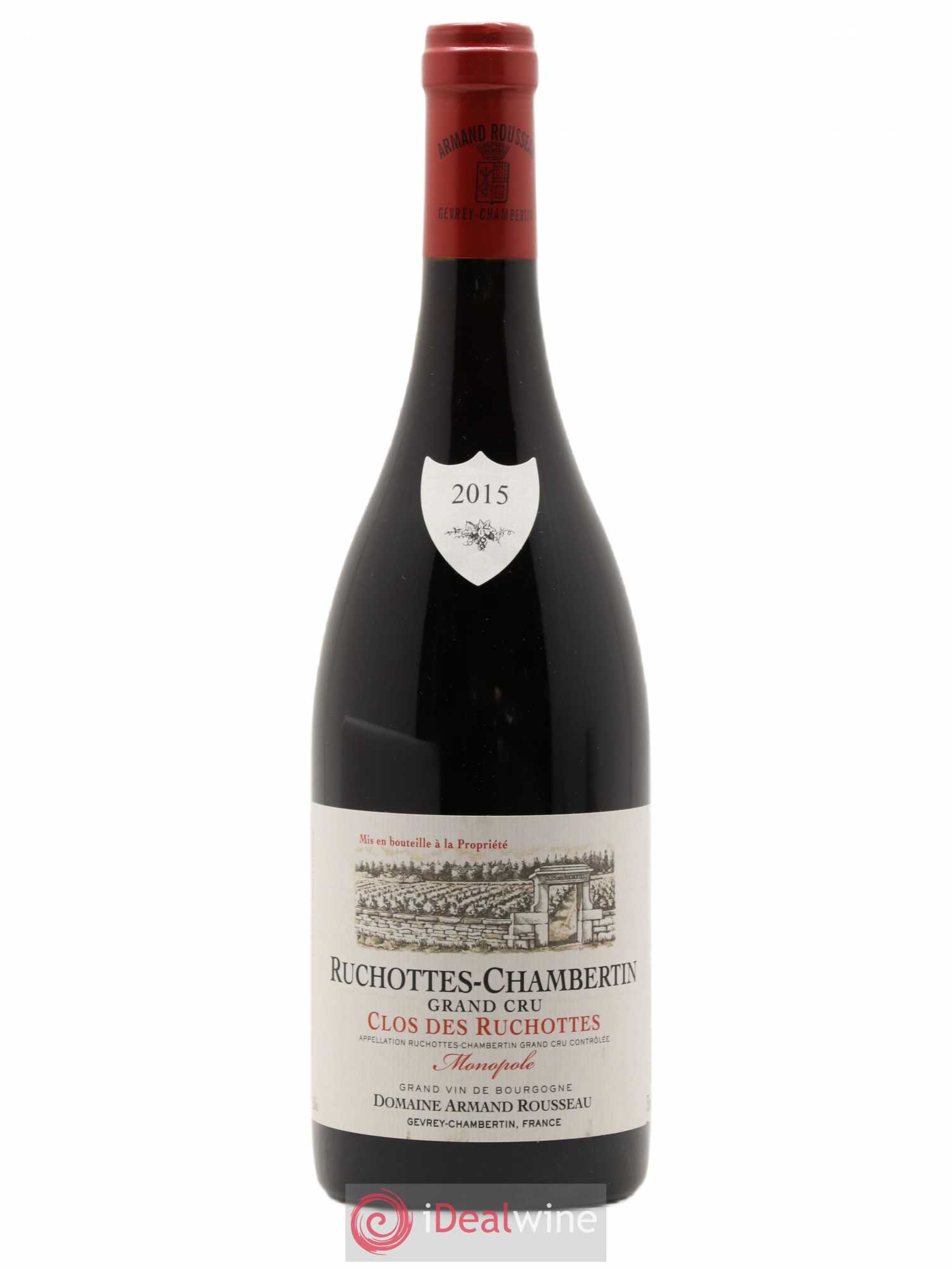 Ruchottes-Chambertin Grand Cru Clos des Ruchottes Armand Rousseau (Domaine) 2015 - Lot de 1 bouteille - 0