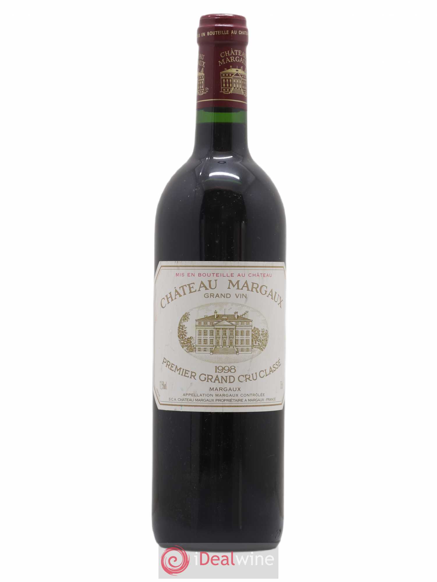 Château Margaux 1er Grand Cru Classé 1998 - Lot de 1 bouteille - 0