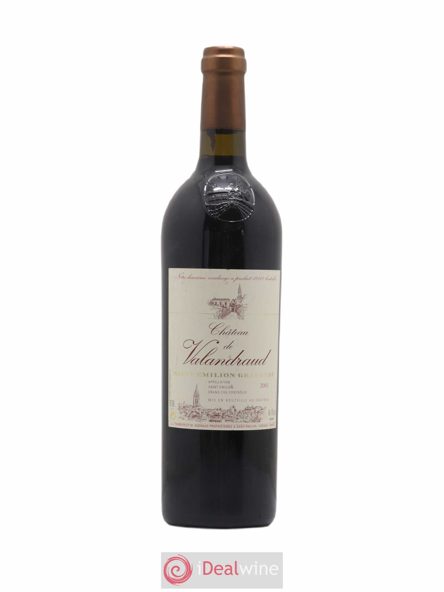 Château de Valandraud 2001 - Lot de 1 bouteille - 0