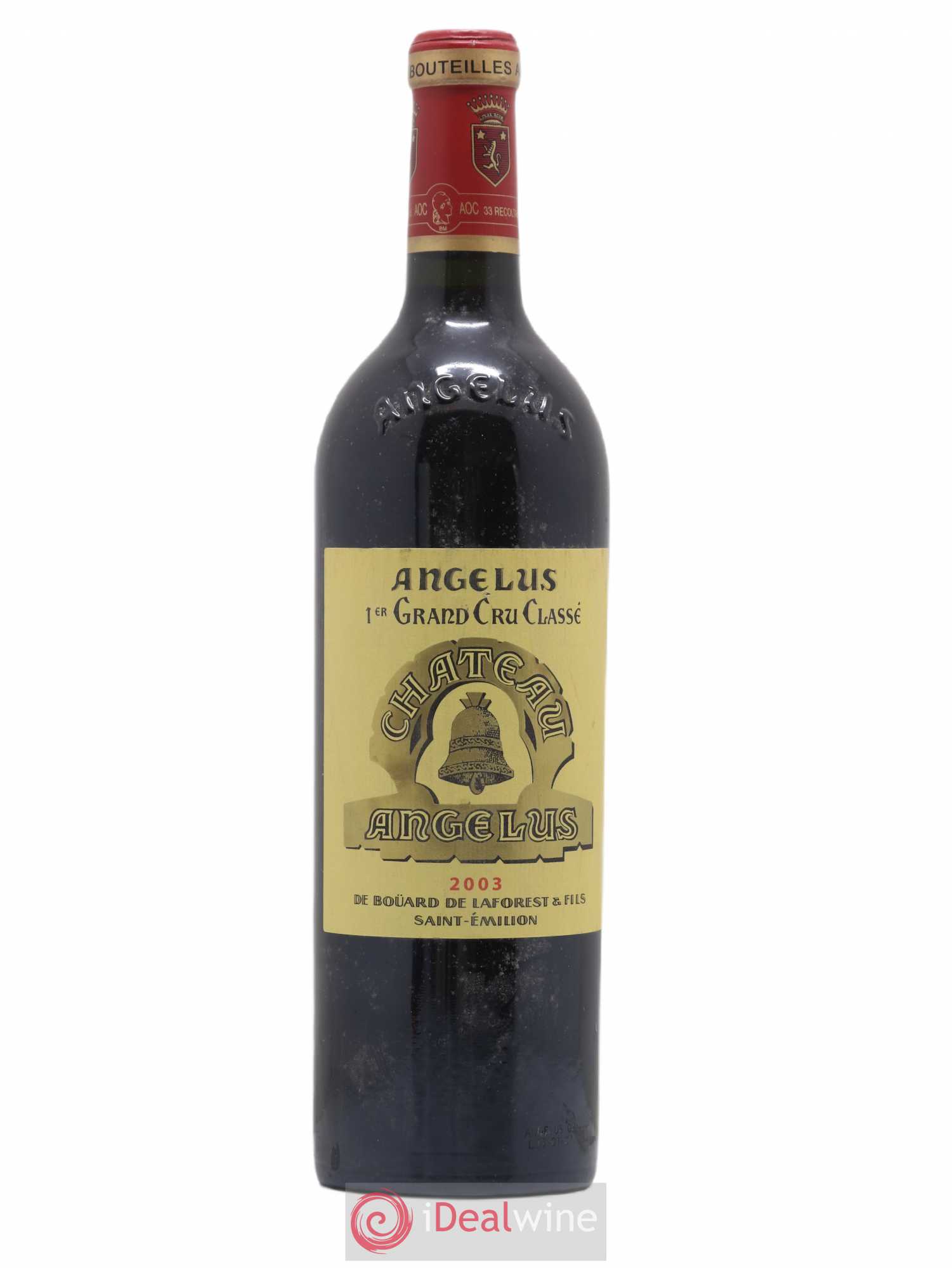 Château Angélus 1er Grand Cru Classé A 2003 - Lot de 1 bouteille - 0