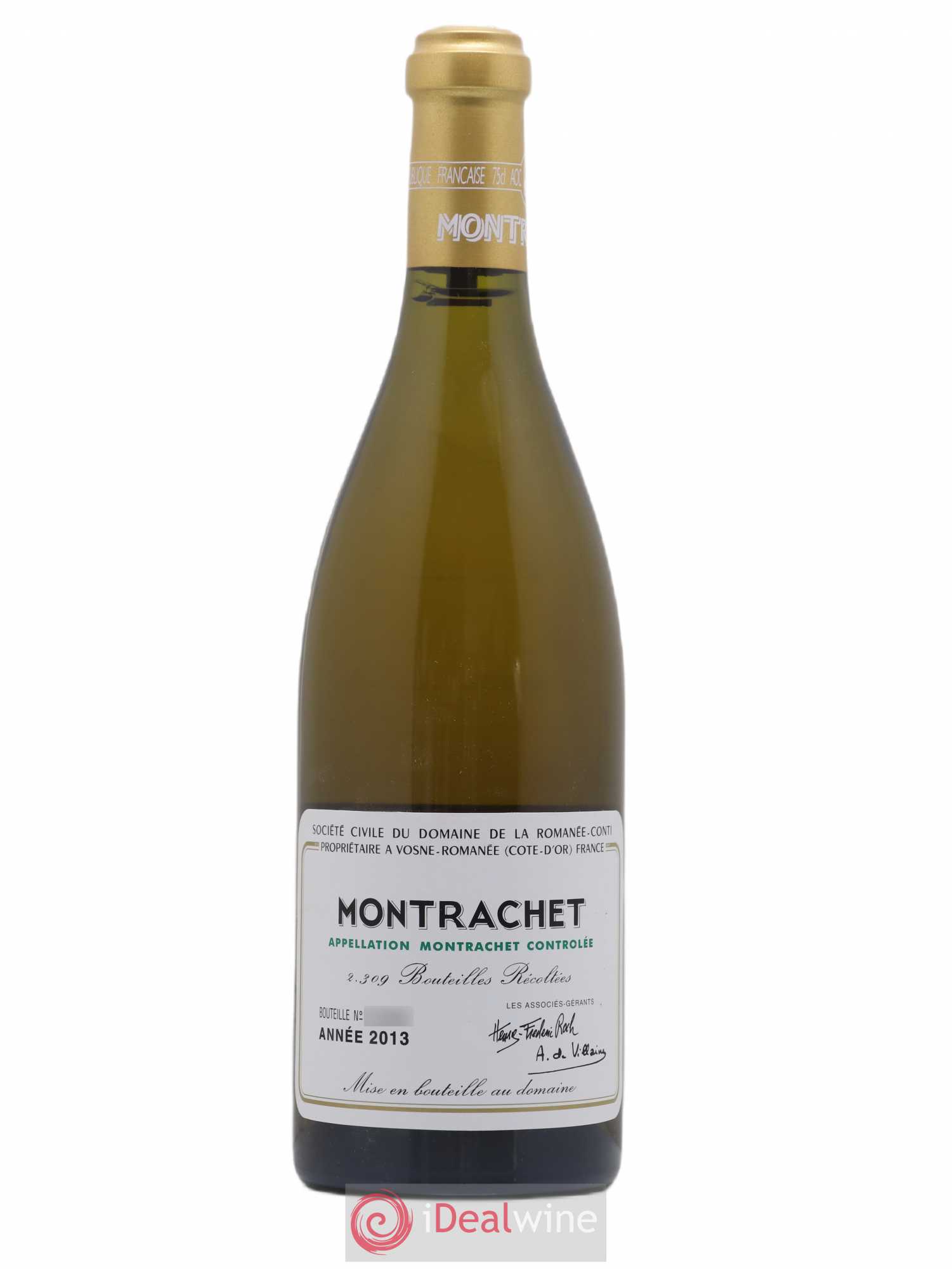 Montrachet Grand Cru Domaine de la Romanée-Conti 2013 - Lot de 1 bouteille - 0