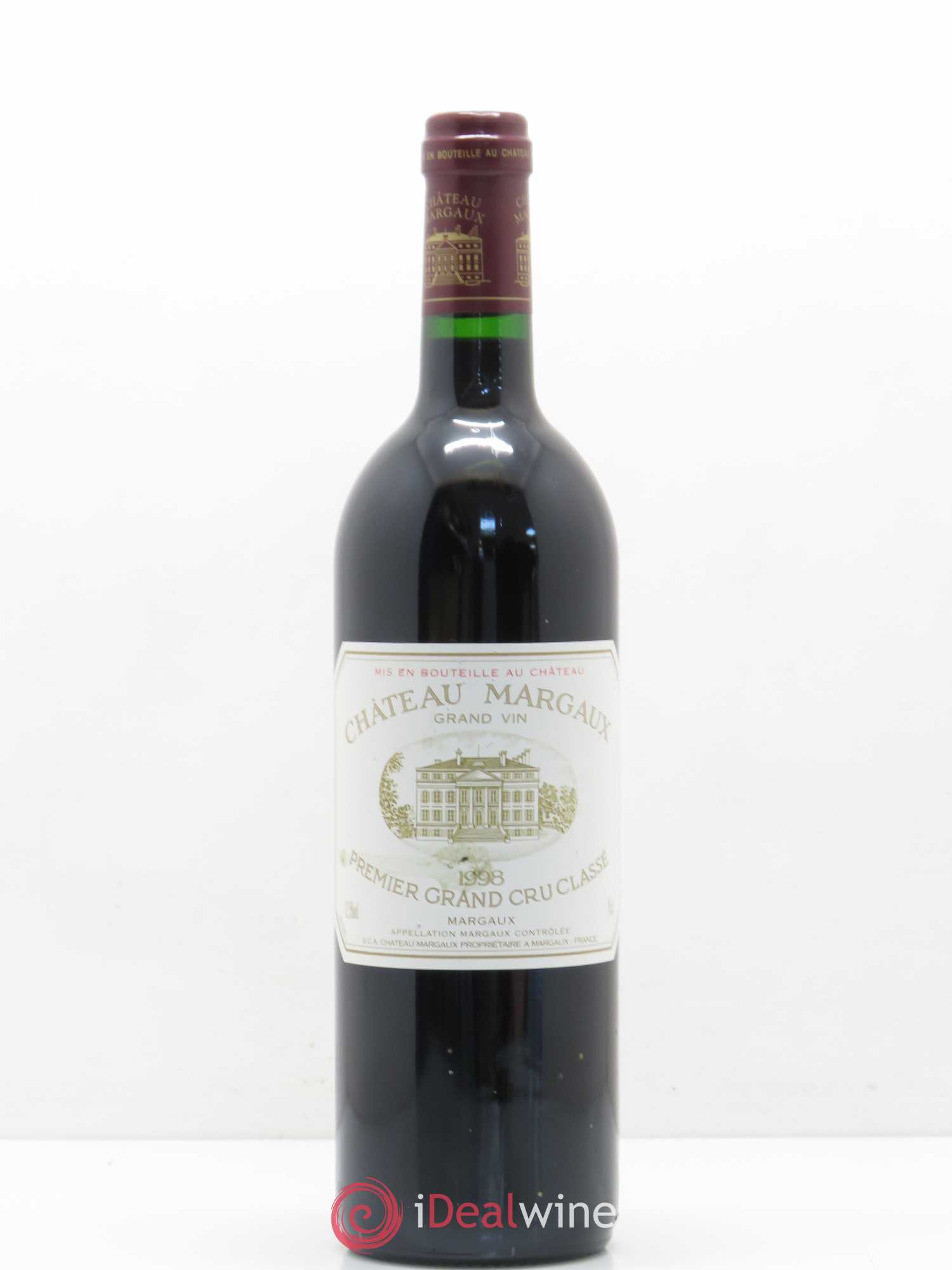 Château Margaux 1er Grand Cru Classé 1998 - Lot de 1 bouteille - 0
