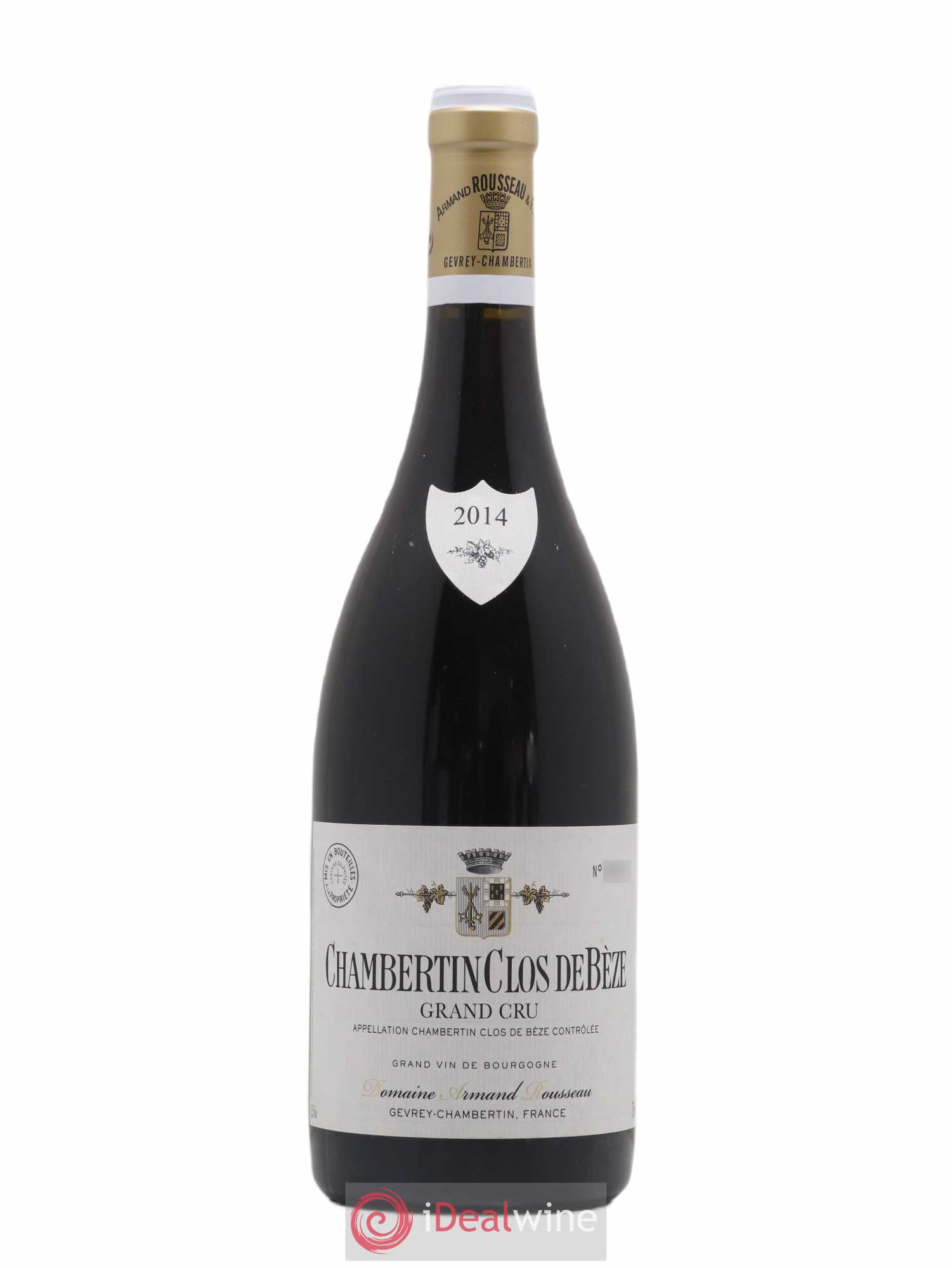 Chambertin Clos de Bèze Grand Cru Armand Rousseau (Domaine) 2014 - Lot de 1 bouteille - 0