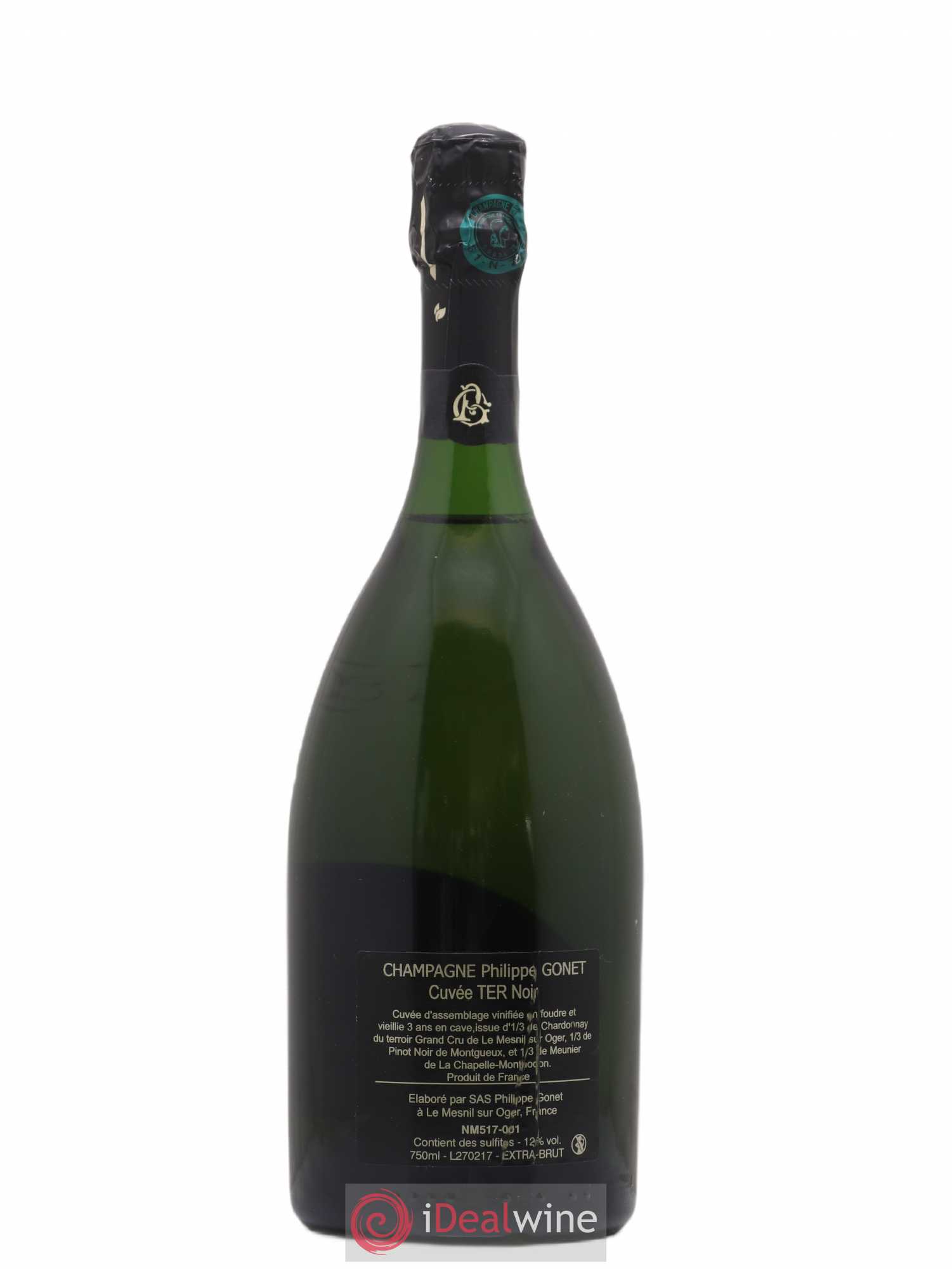 TER noir Extra-Brut Gonet - Lot de 1 bouteille - 1