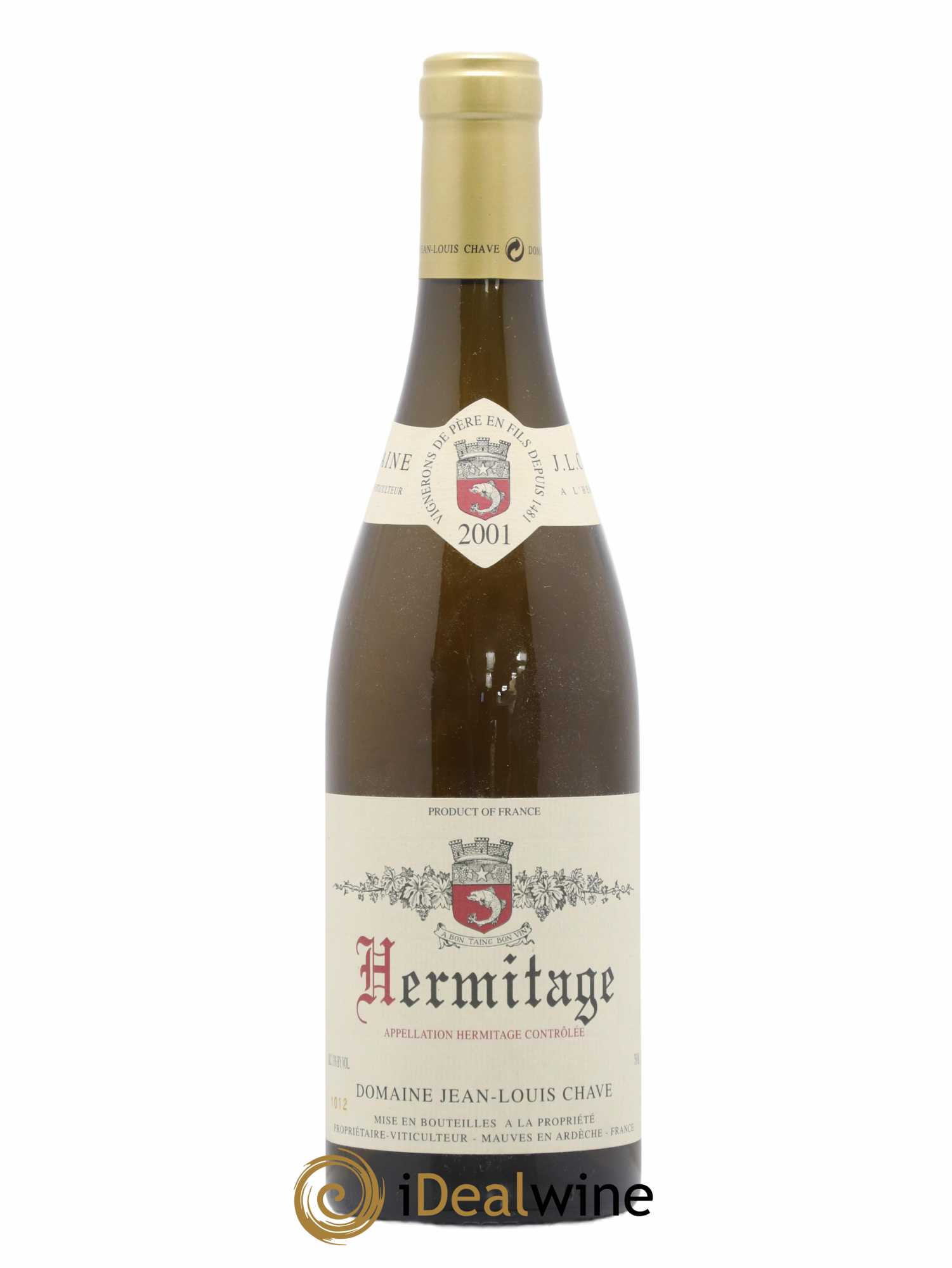 Hermitage Jean-Louis Chave 2001 - Lot de 1 bouteille - 0
