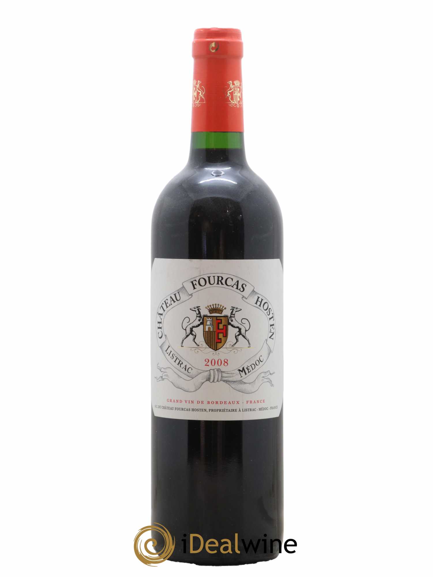 Château Fourcas Hosten Cru Bourgeois 2008 - Lot de 1 bouteille - 0